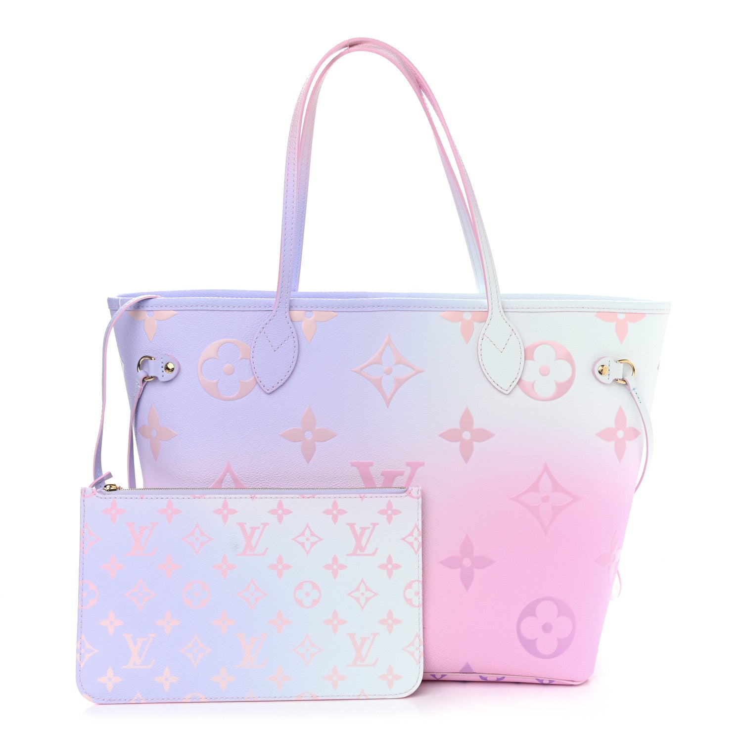 Louis Vuitton Monogram Giant Spring In The City Neverfull MM Sunrise Pastel 1 of 11