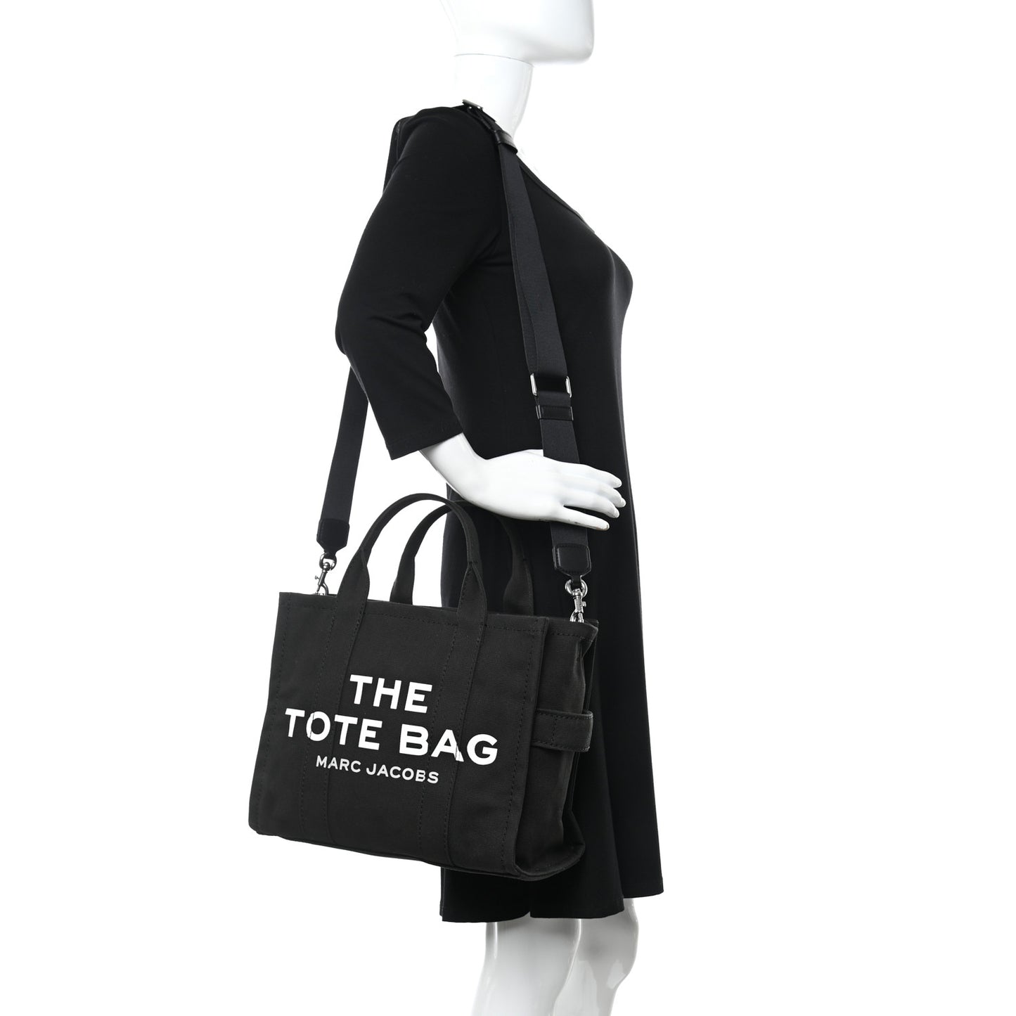 Cotton Canvas Tote Bag Black