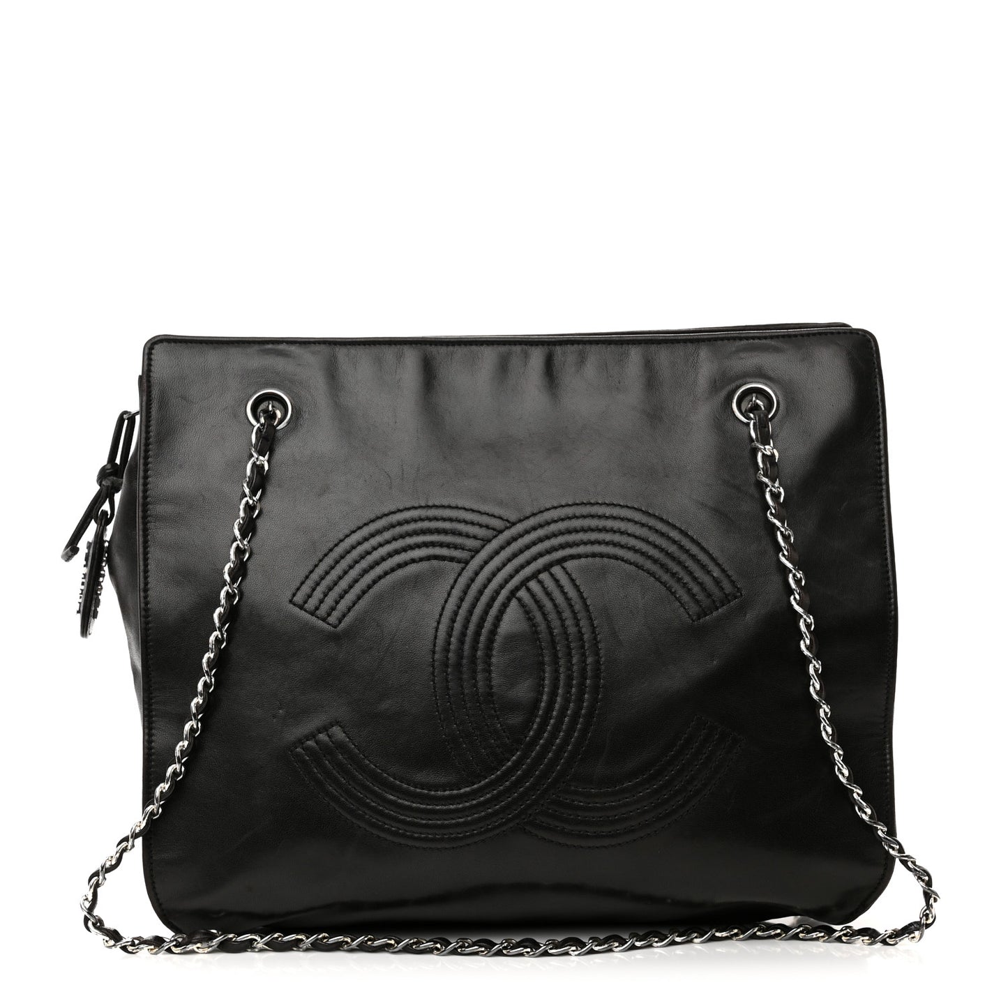 Lambskin CC Tote Black