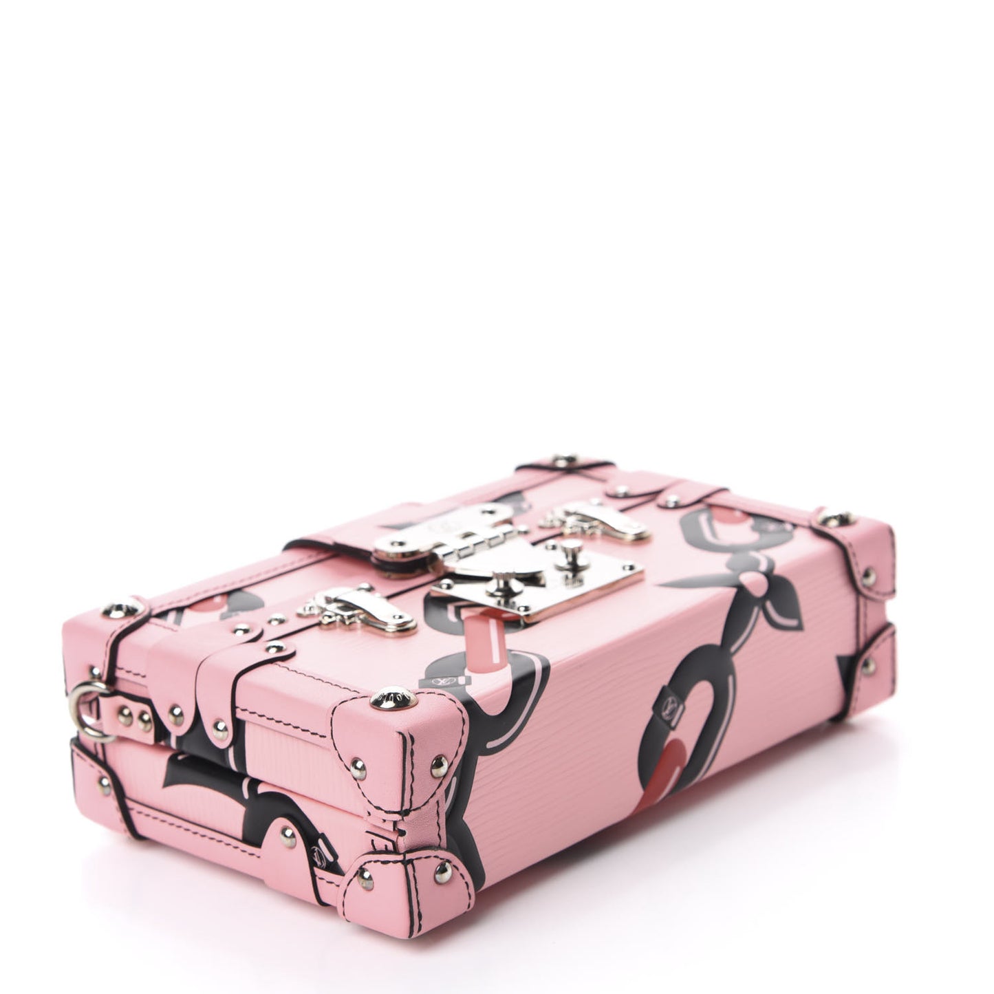 Epi Chain Flower Petite Malle Pink