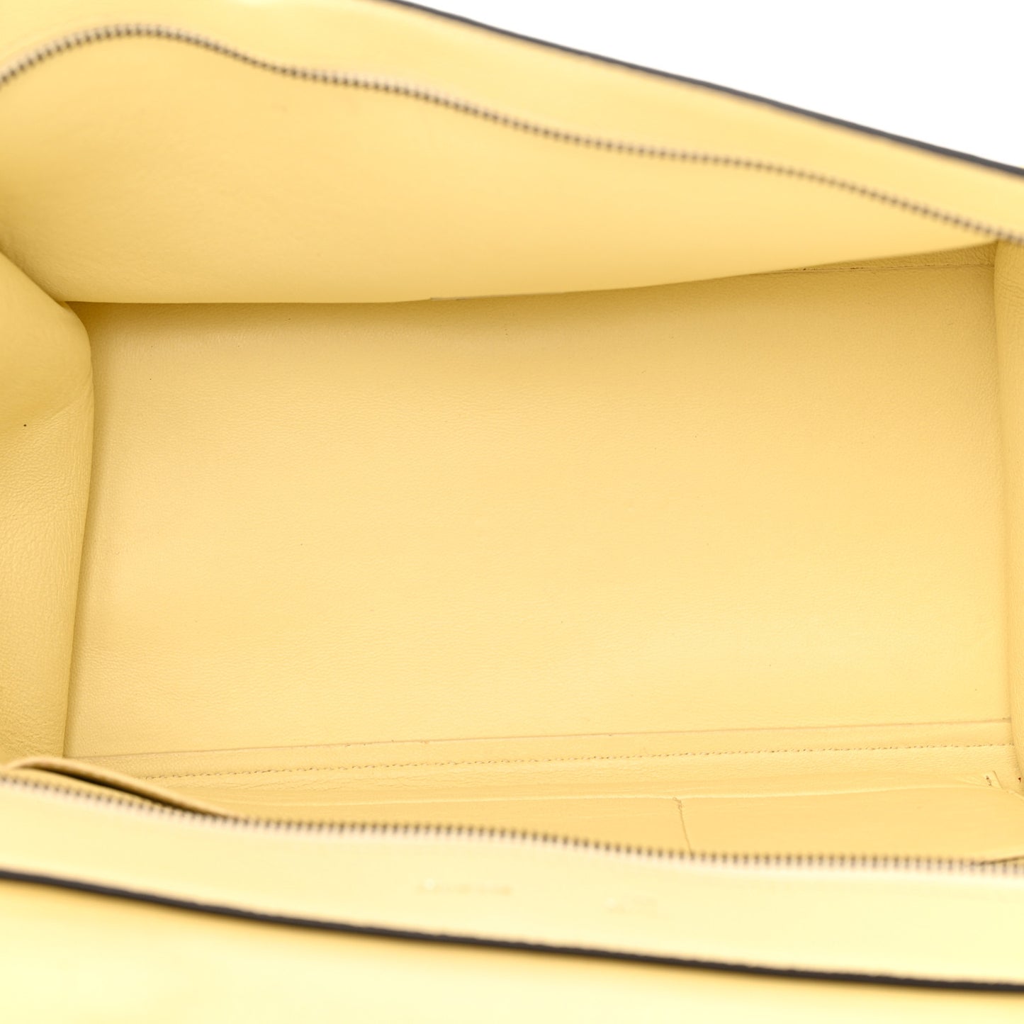 Drummed Calfskin Suede Medium Trapeze Butter