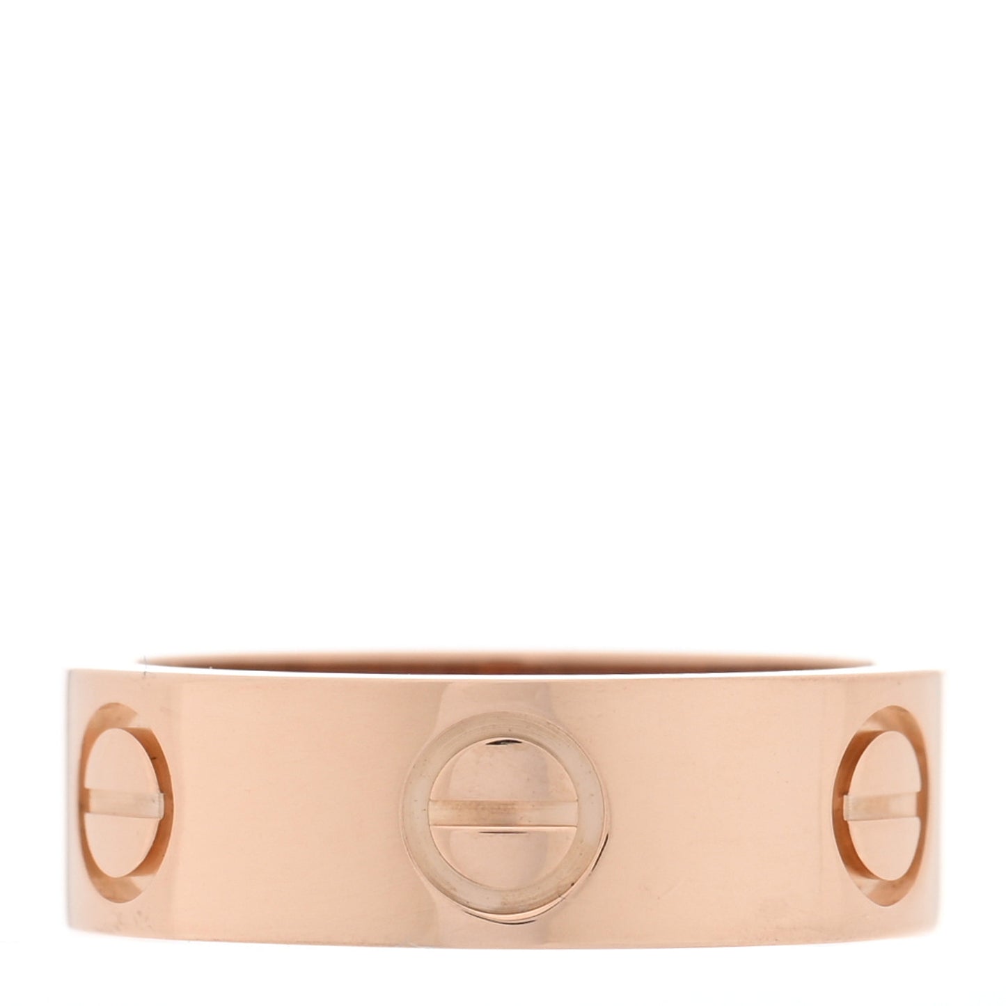 18K Pink Gold 5.5mm LOVE Wedding Band Ring 48 4.5