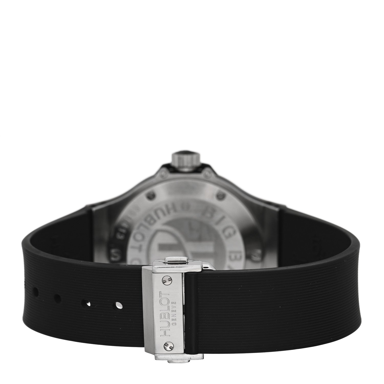Hublot Stainless Steel Rubber Diamond Pave Bezel 38mm Big Bang Quartz Watch Black 361.SX.1270.RX.1104 3 of 4