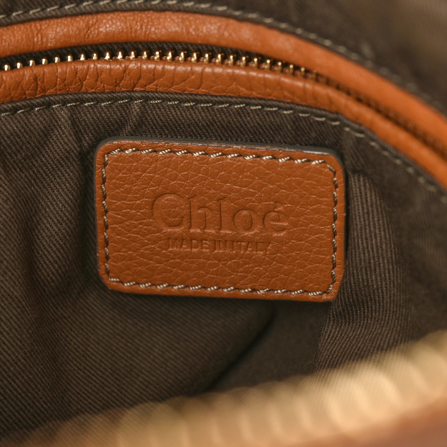 Calfskin Medium Marcie Satchel Tan