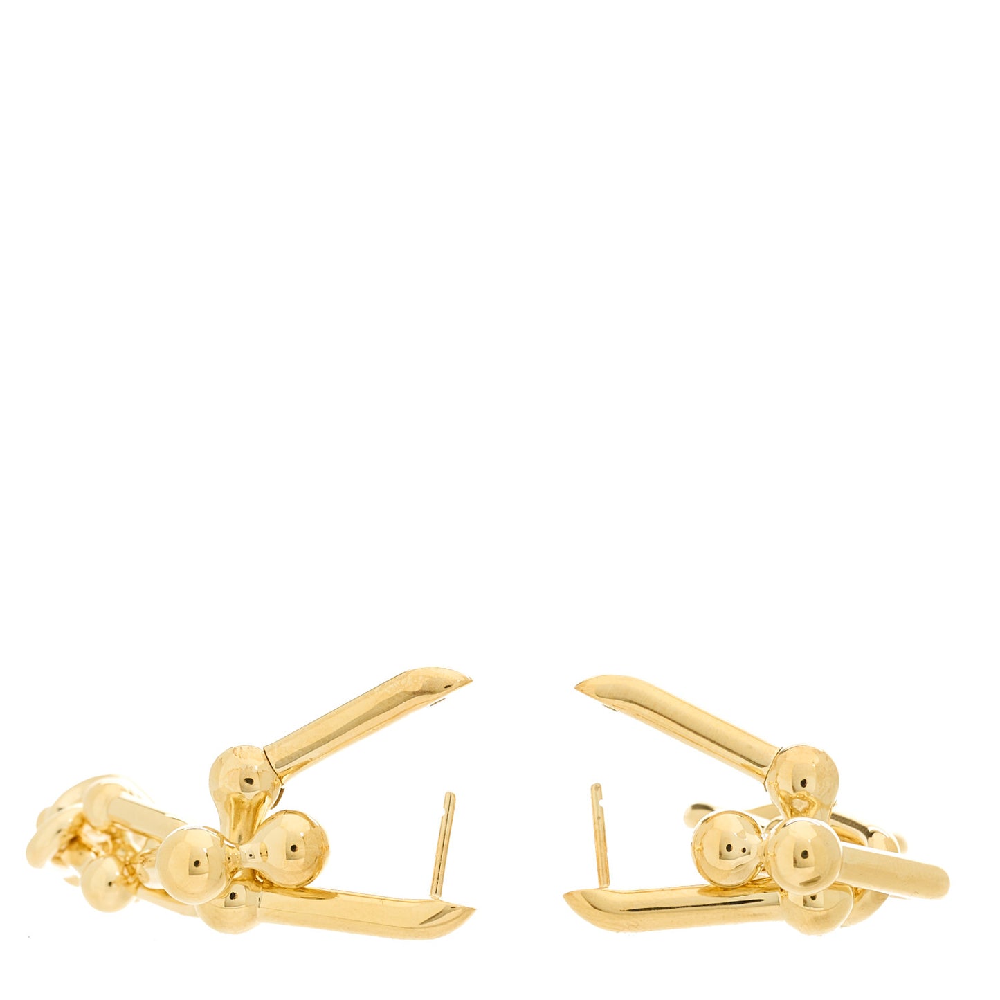 18K Yellow Gold HardWear Graduated Link Earrings