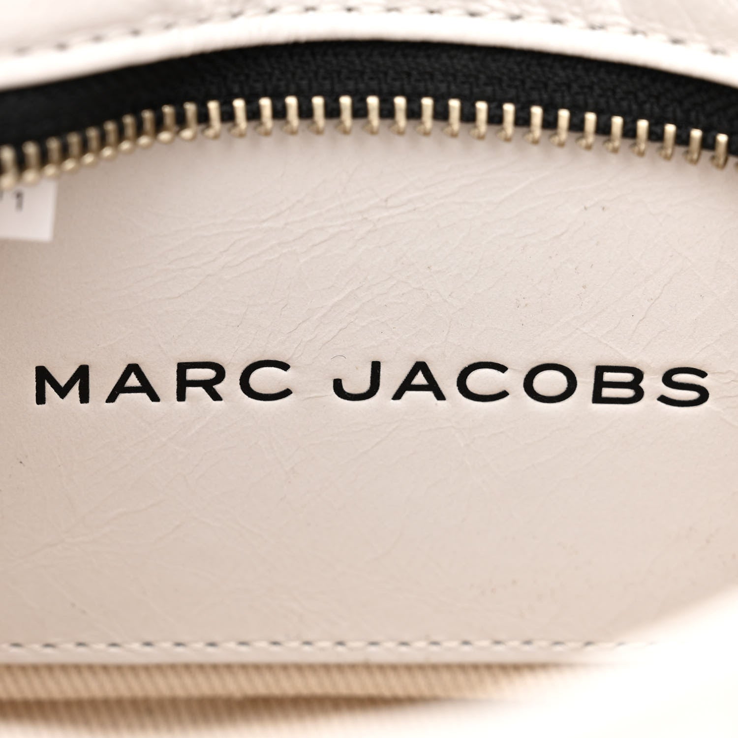 Marc Jacobs Shiny Crinkled Calfskin Mini The Tote Bag White 6 of 10