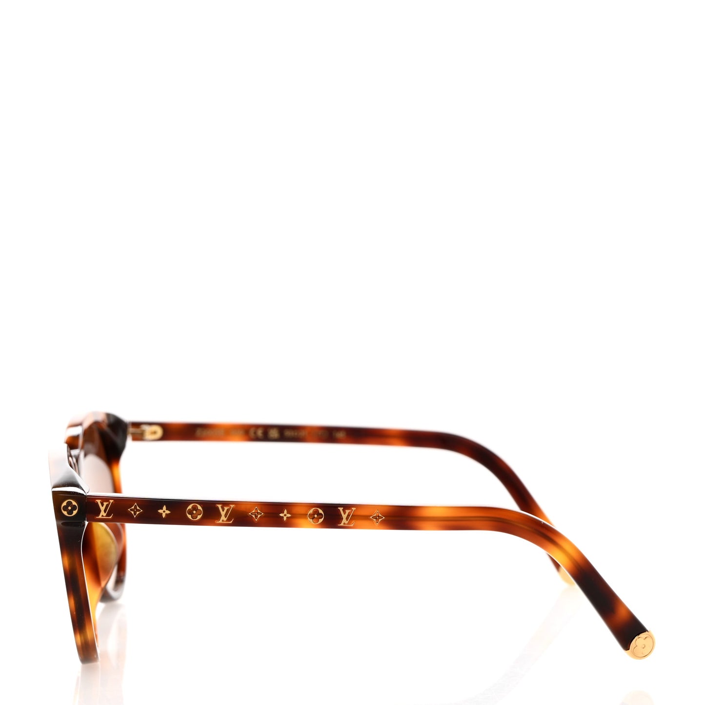 Acetate My Monogram Light Round Sunglasses Z2005E Havana