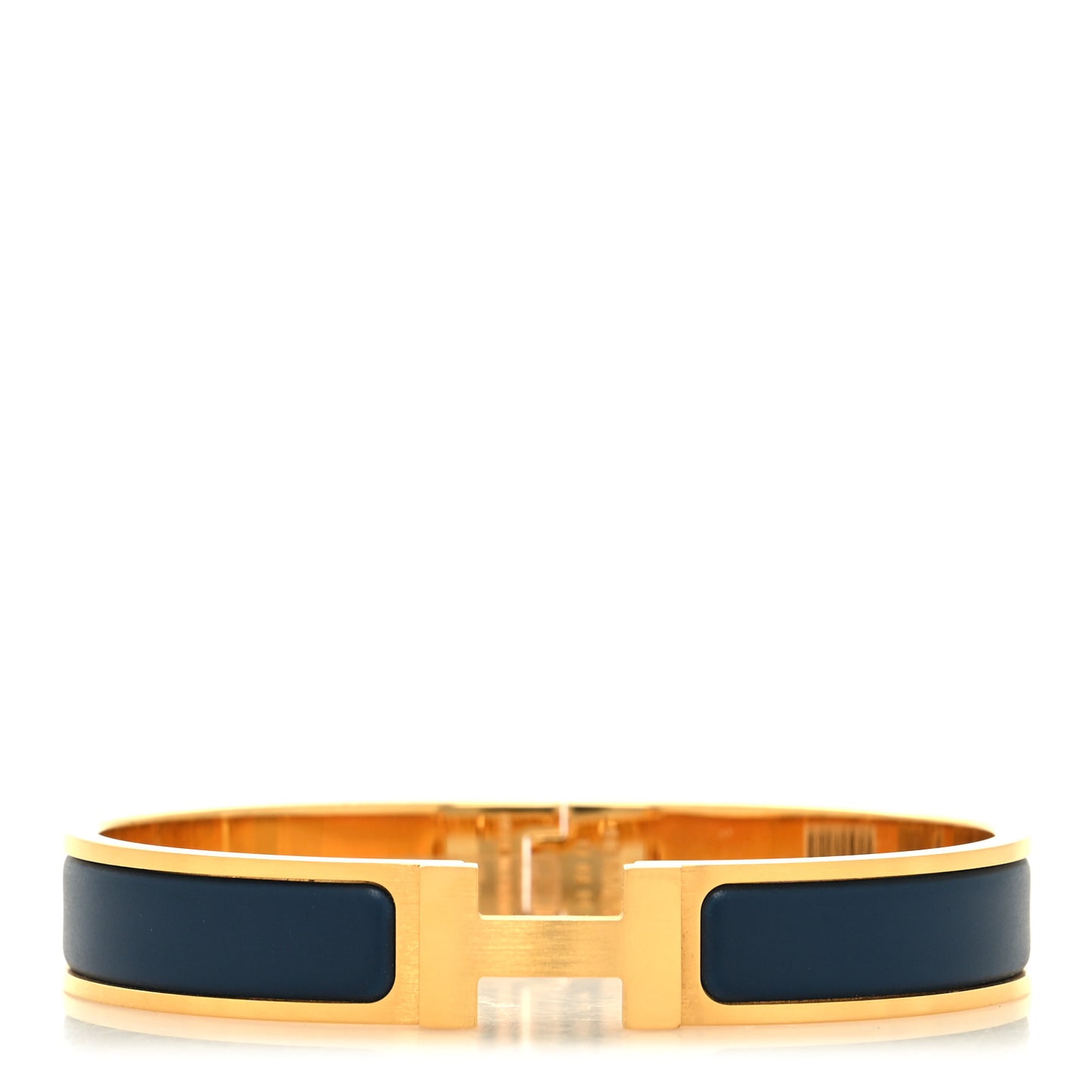 Matte Enamel Narrow Clic Clac H Bracelet T6 Bleu Biarritz