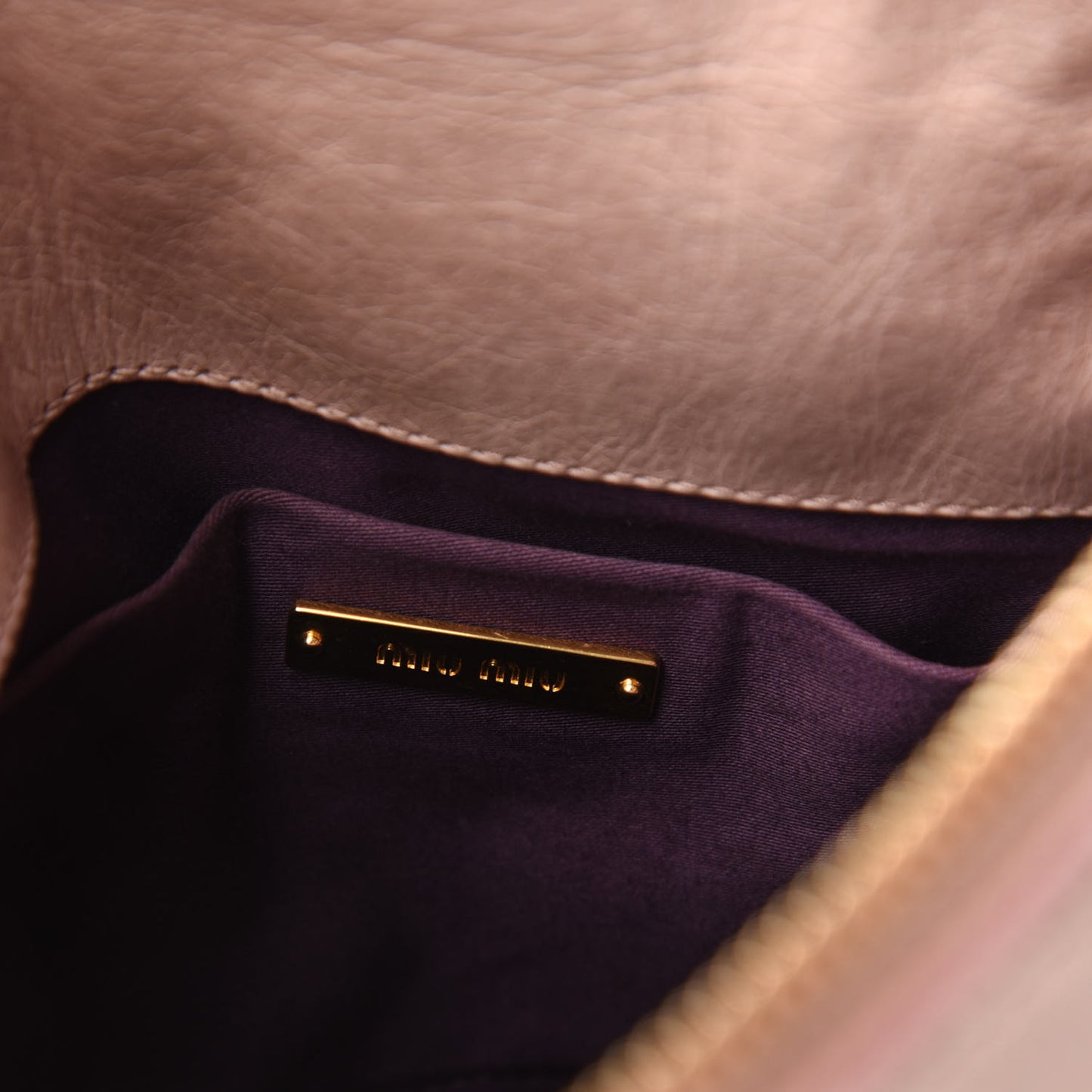 Vitello Lux Mini Bow Bag Mughetto