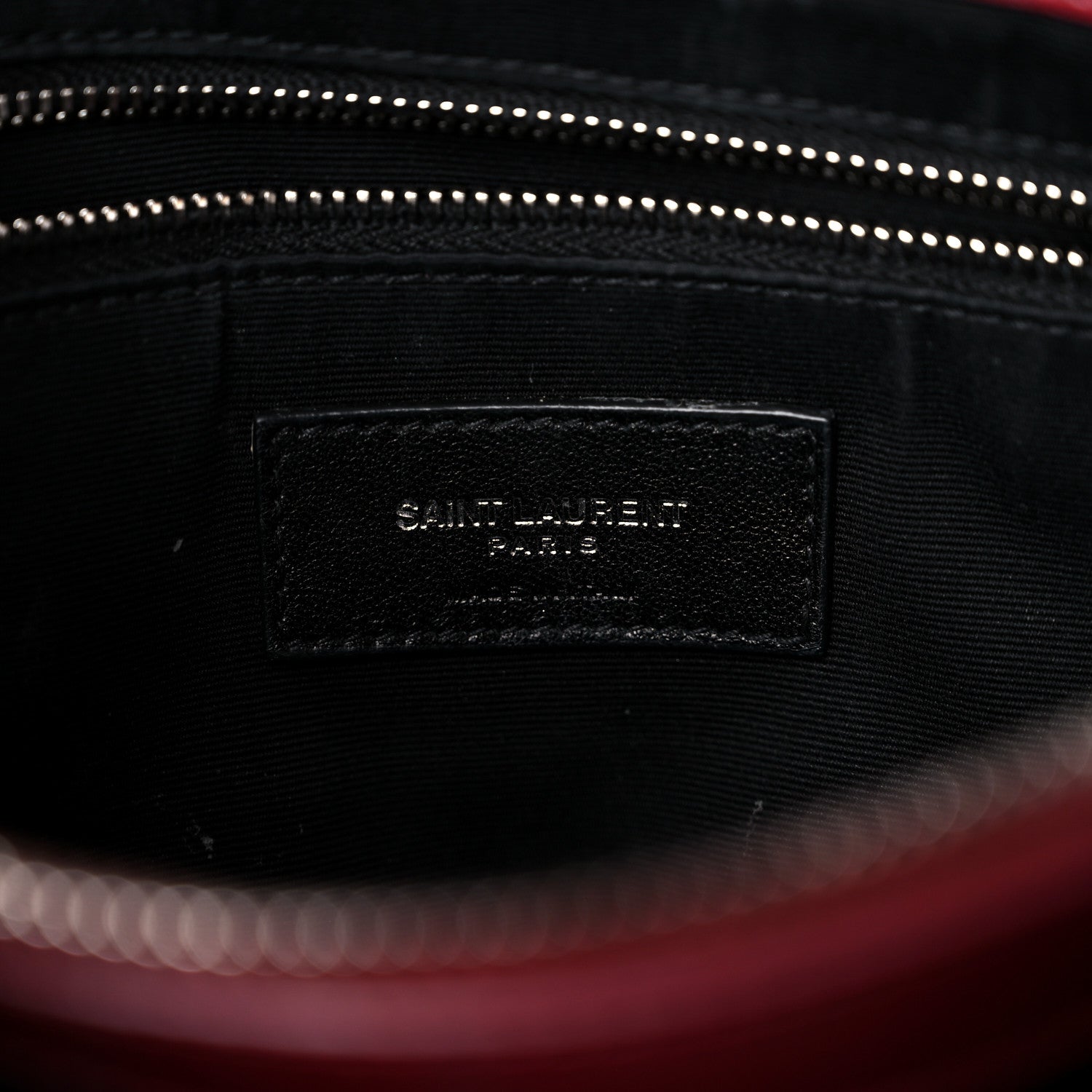 Saint Laurent Calfskin Y Quilted Monogram Medium Loulou Chain Satchel Palissandre 7 of 28
