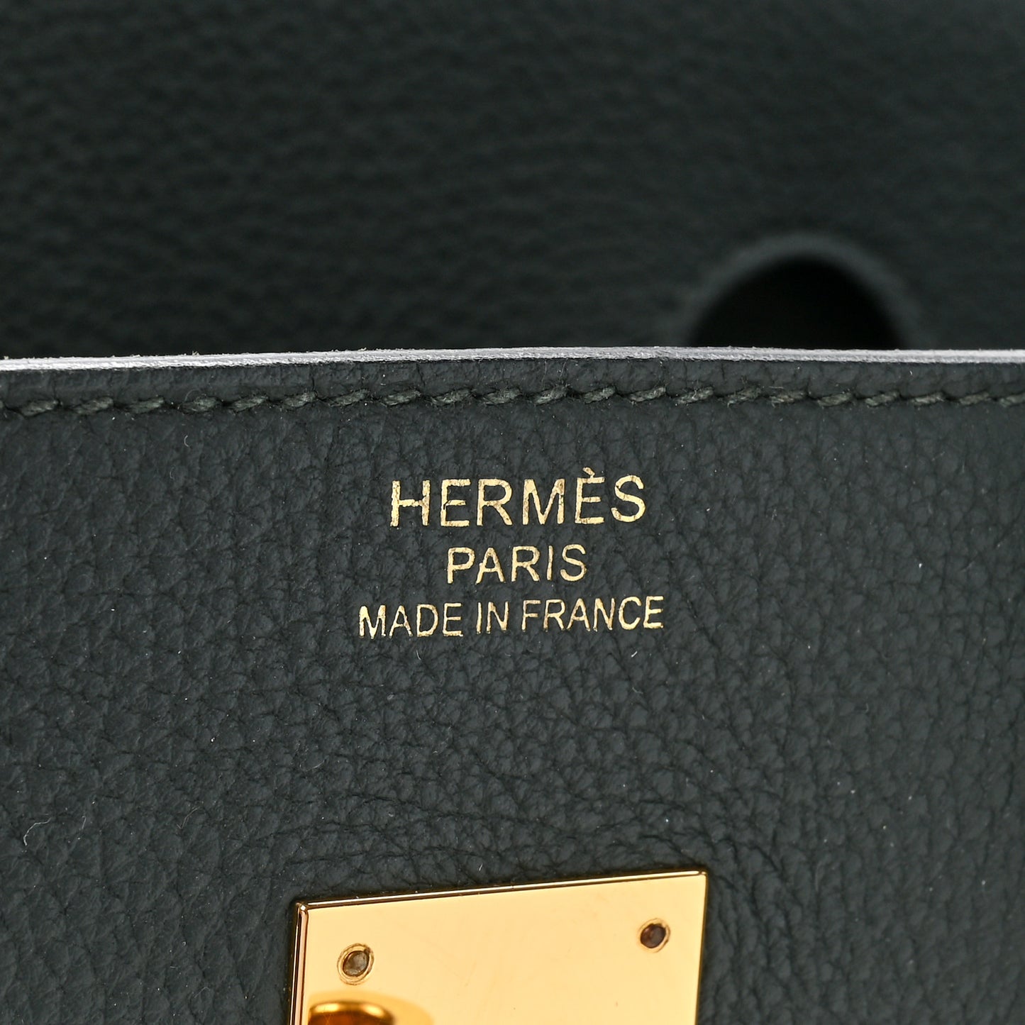 Togo BIRKIN 35 Vert Fonce