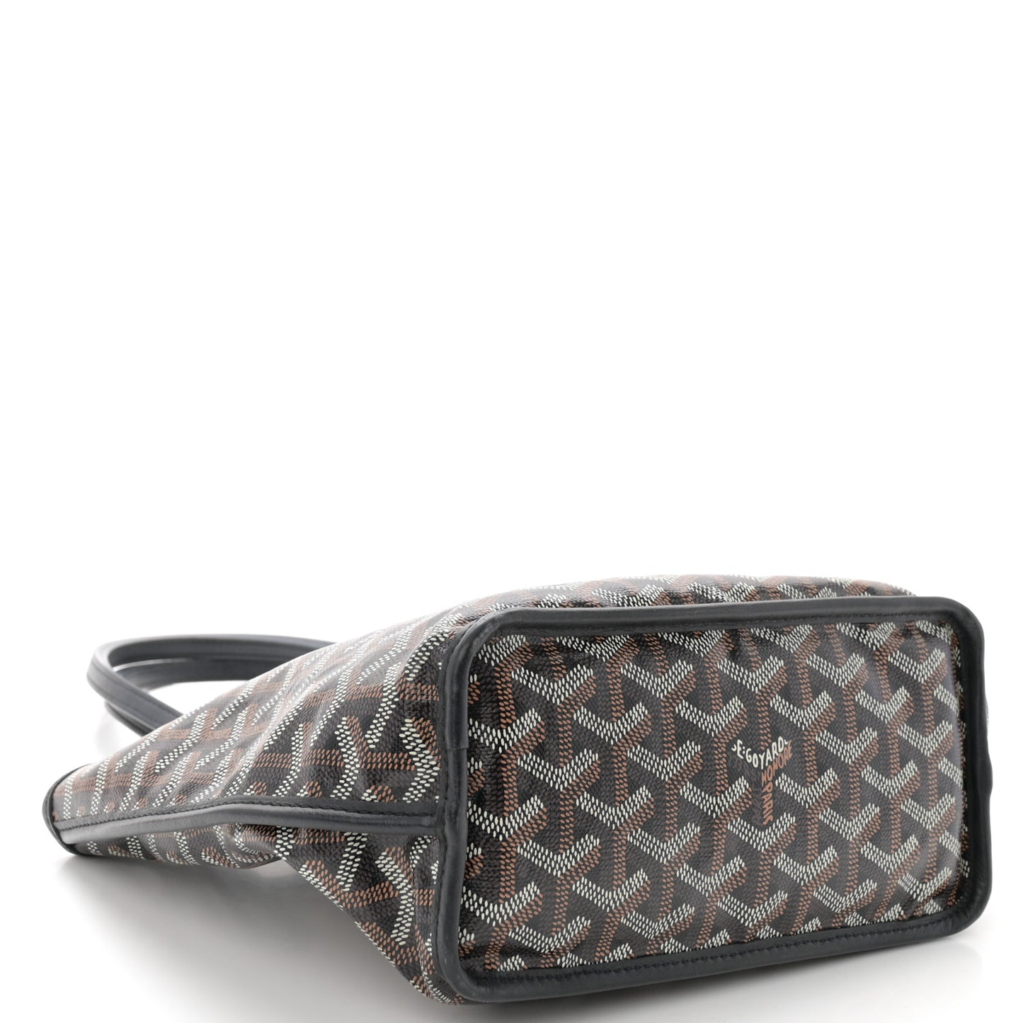 Goyardine Reversible Mini Anjou Black