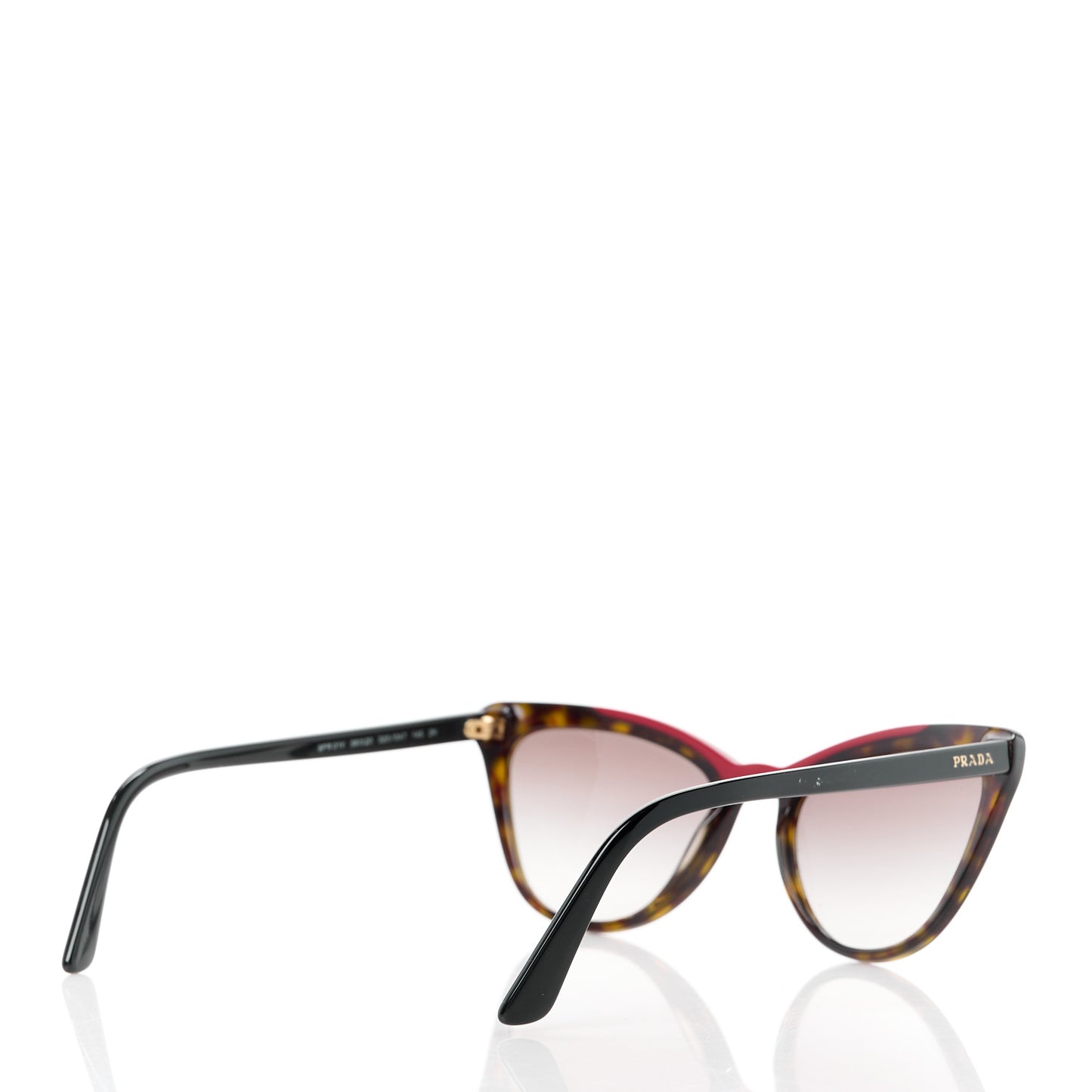 Acetate Cat Eye Sunglasses SPR 01V Tortoise Red