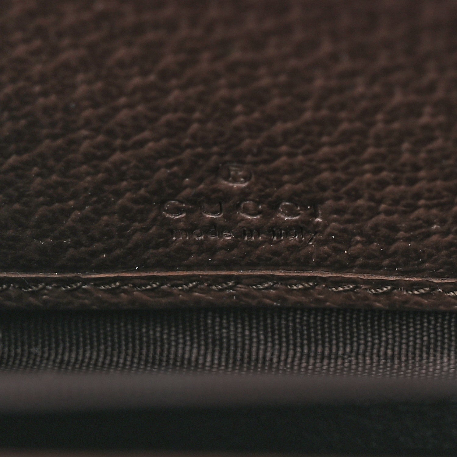 Gucci GG Supreme Monogram Web Ophidia Zip Around Wallet Brown 6 of 7