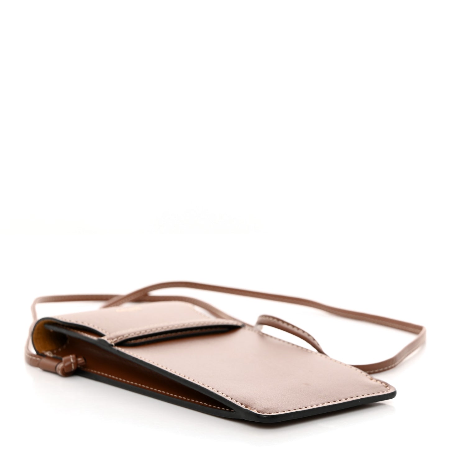 Smooth Calfskin Sunglasses Pouch Tan