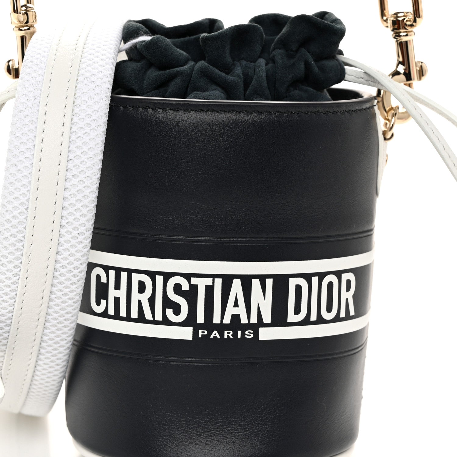 Christian Dior Calfskin Micro Dior Vibe Bucket Blue 7 of 10