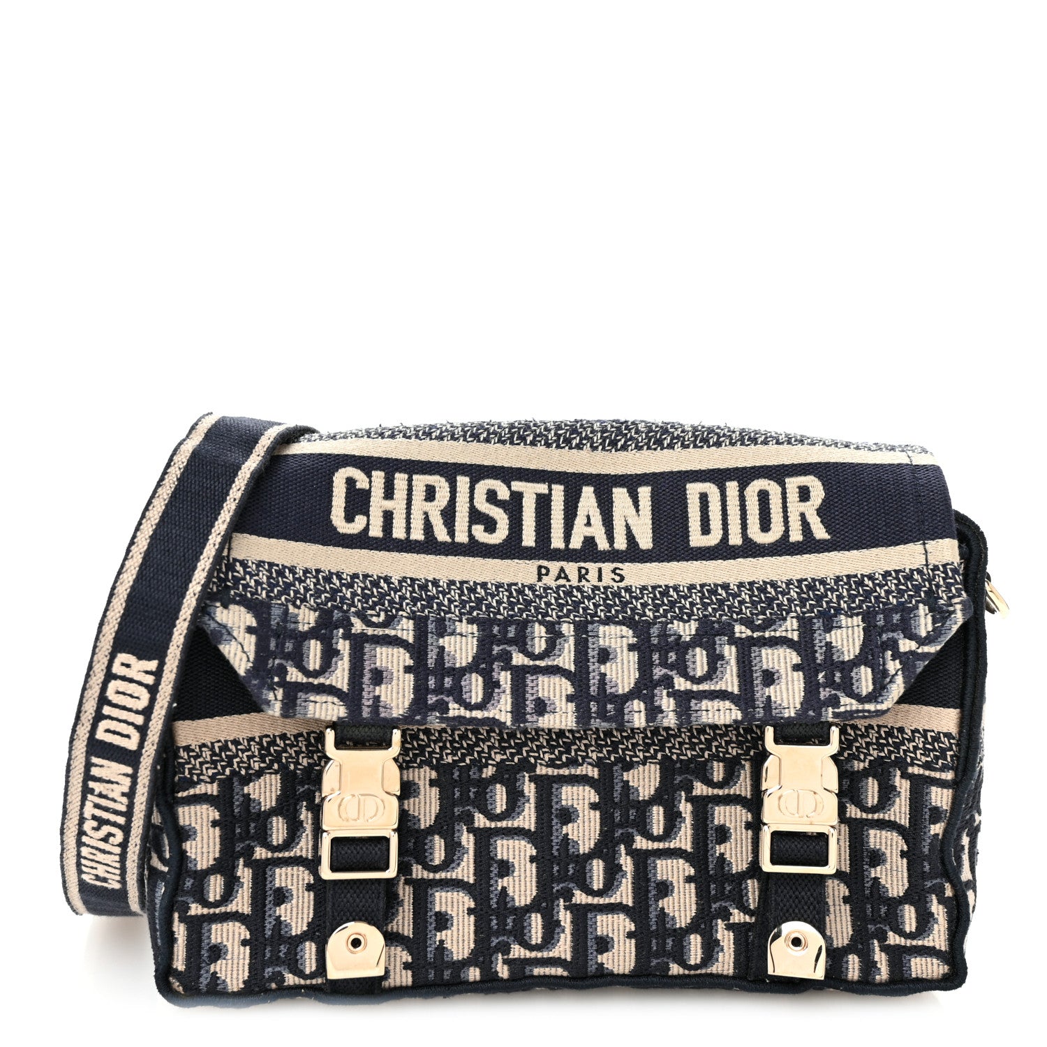 Christian Dior Oblique Small Diorcamp Messenger Blue 1687682