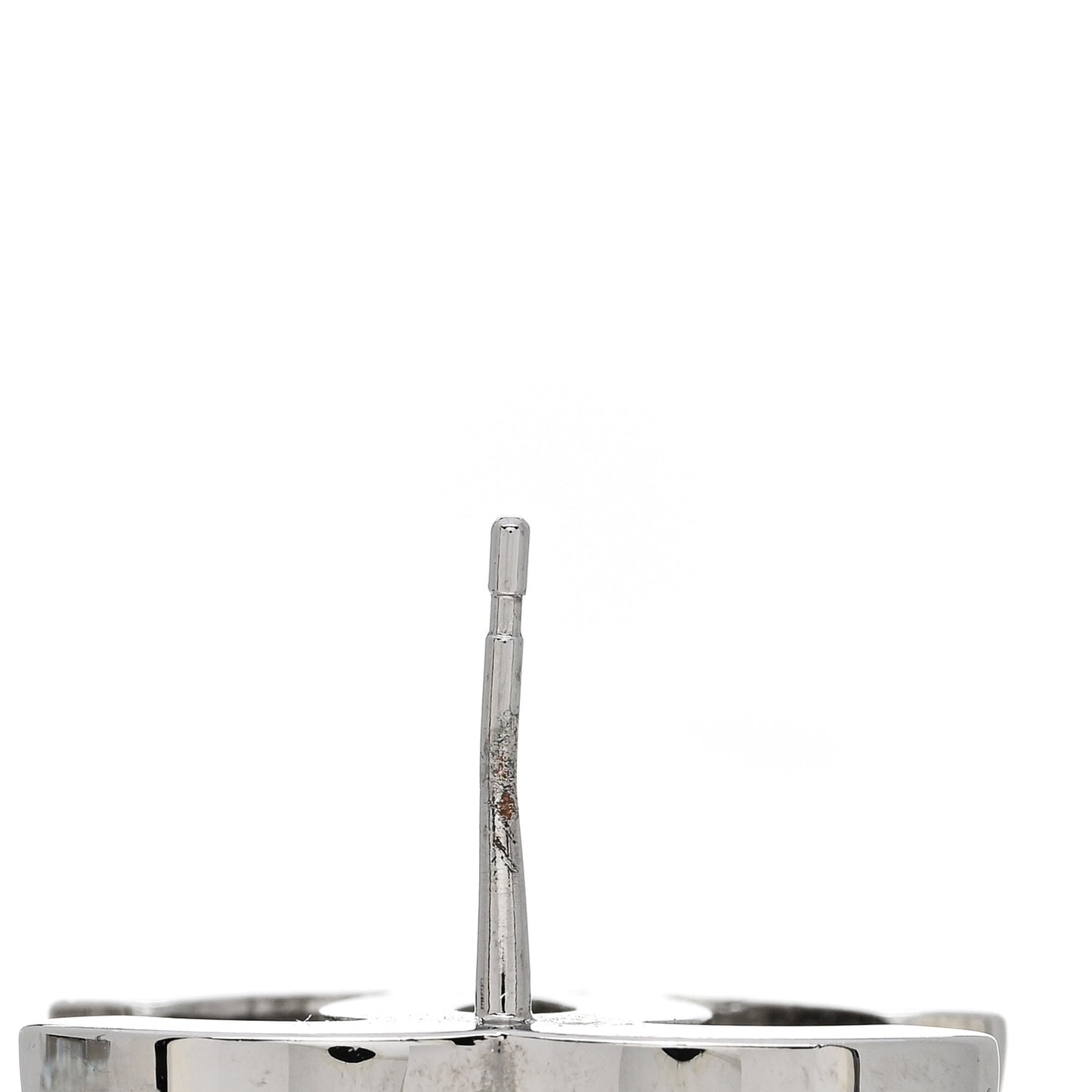 Iridescent Crystal CC Earrings Silver Multicolor