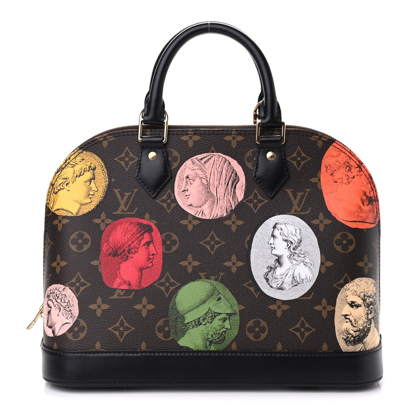 X FORNASETTI Monogram Cameo Alma PM
