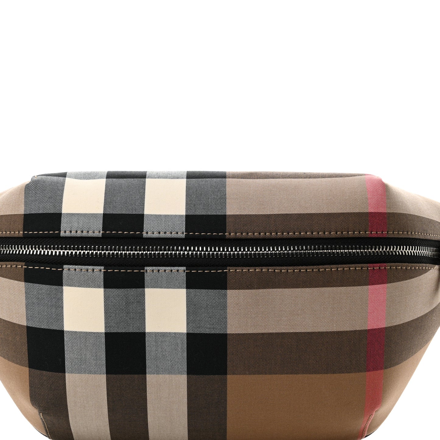 House Check Sonny Bum Bag Taupe Brown