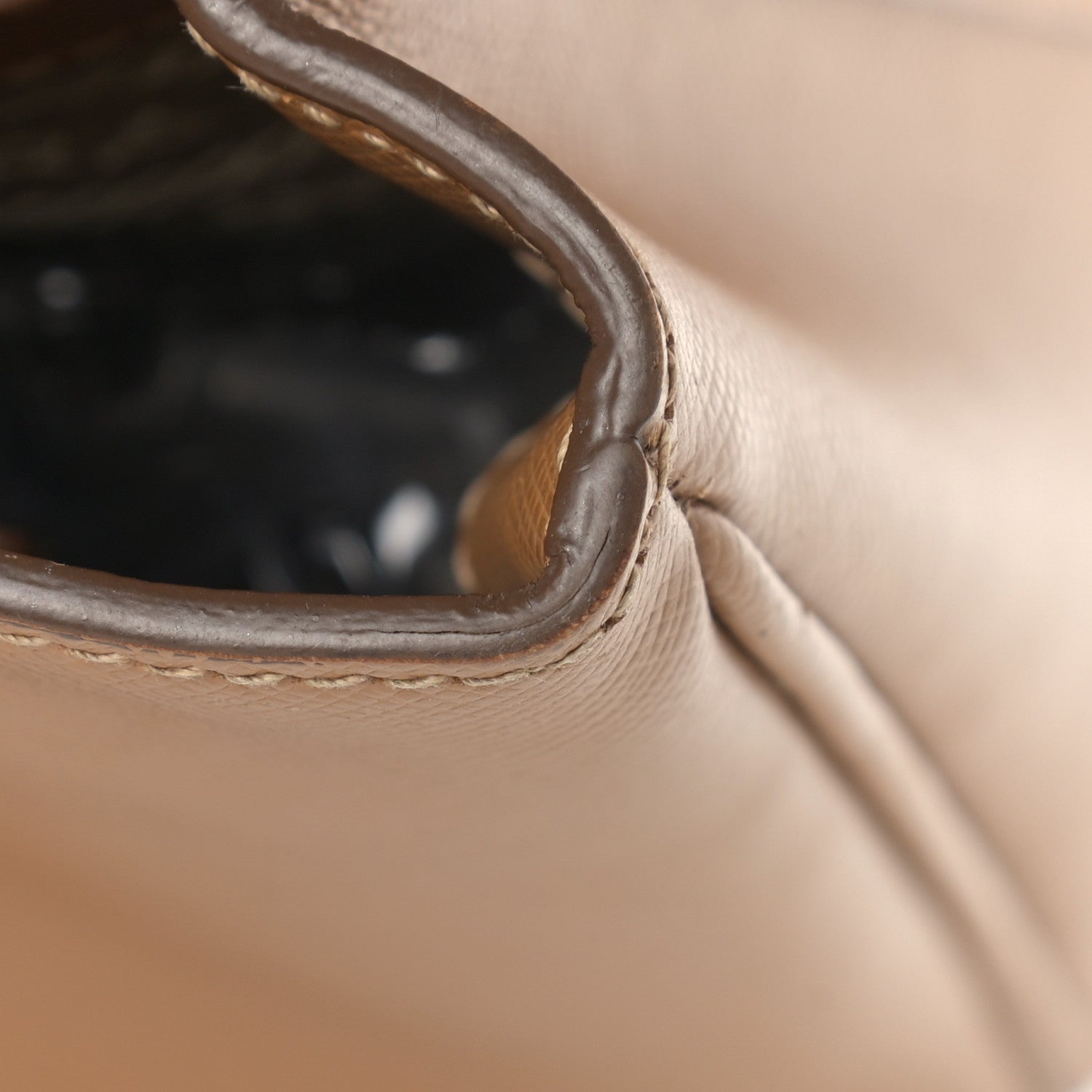 Prada Saffiano Lux Small Tote Caramel 12 of 13