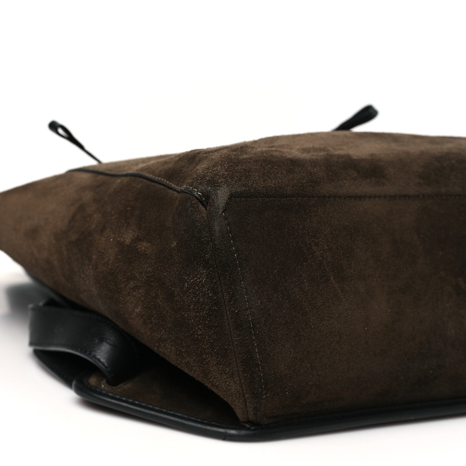 Loewe Suede Calfskin Drawstring Backpack Brown 8 of 9