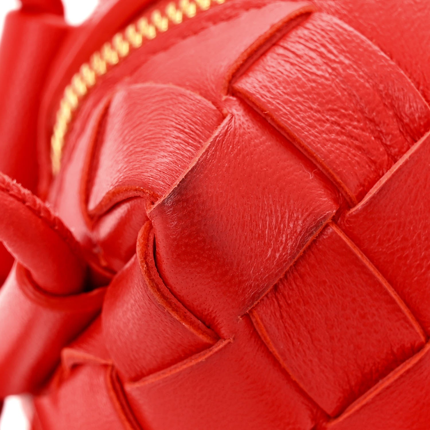 Bottega Veneta Nappa Intrecciato Mini Loop Camera Bag Redstone 10 of 10