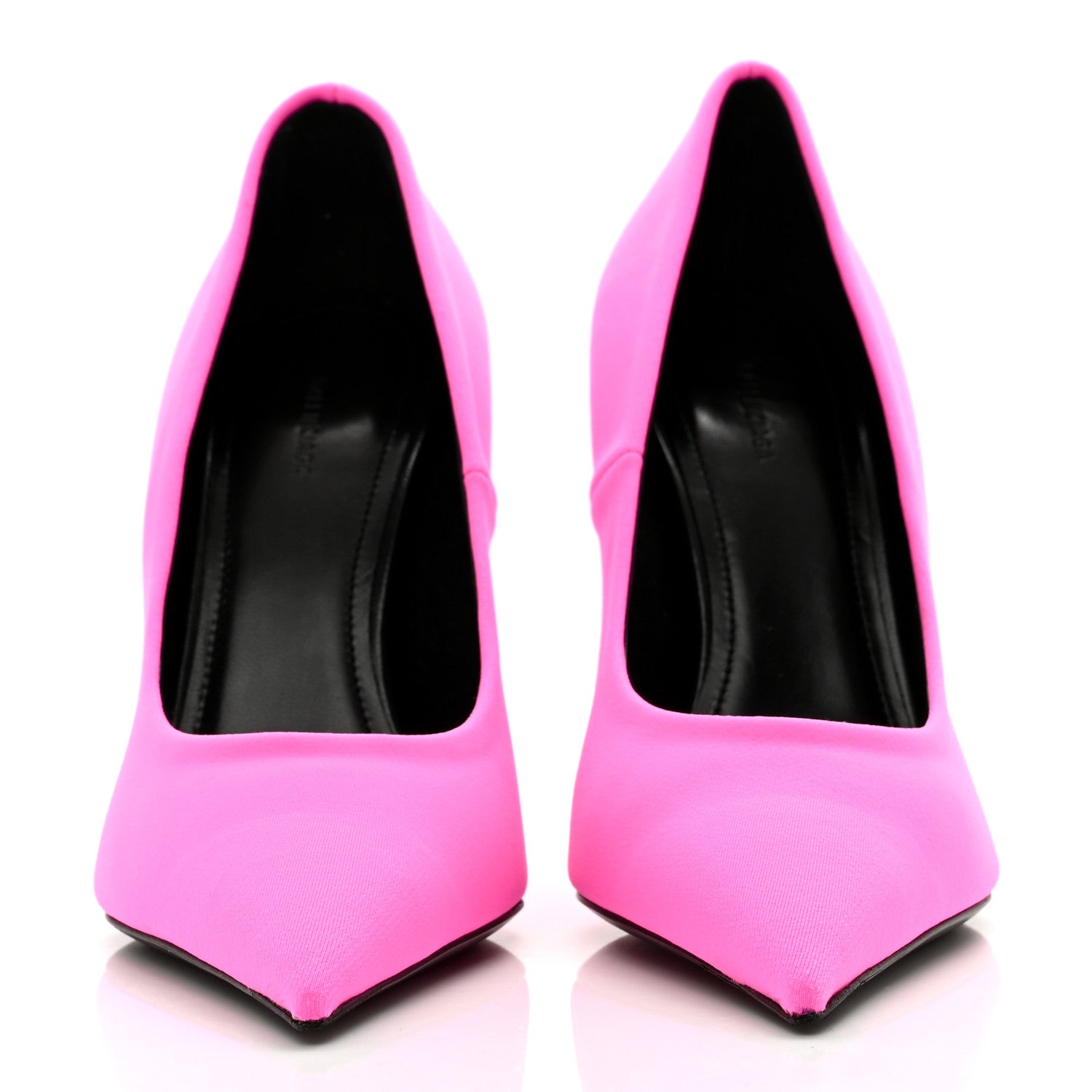 Balenciaga Spandex Knife Pointed 110mm Pumps 35 Fluo Pink 2 of 8