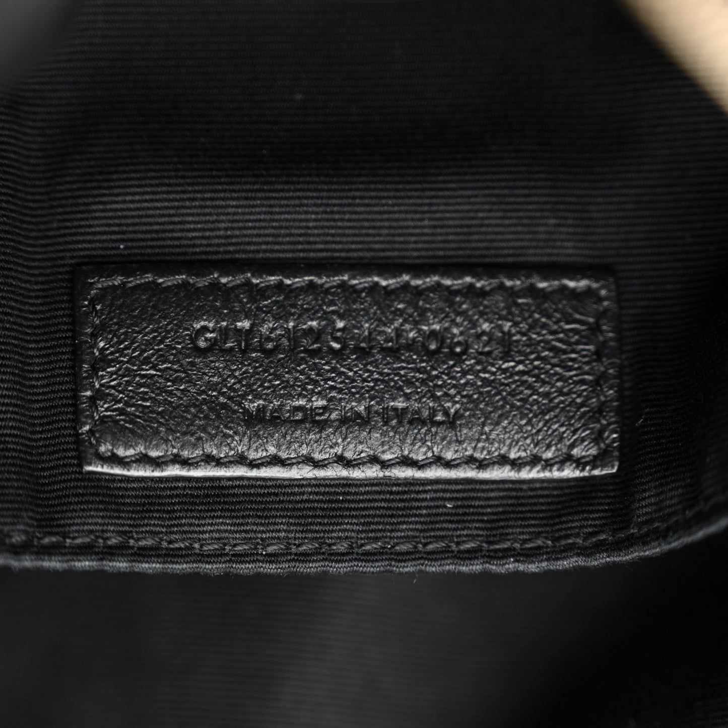 Calfskin Matelasse Monogram Lou Camera Bag Black