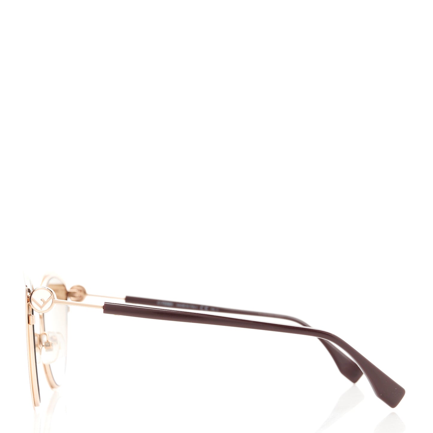 Cat Eye F is Fendi Sunglasses FF 0413/S Burgundy