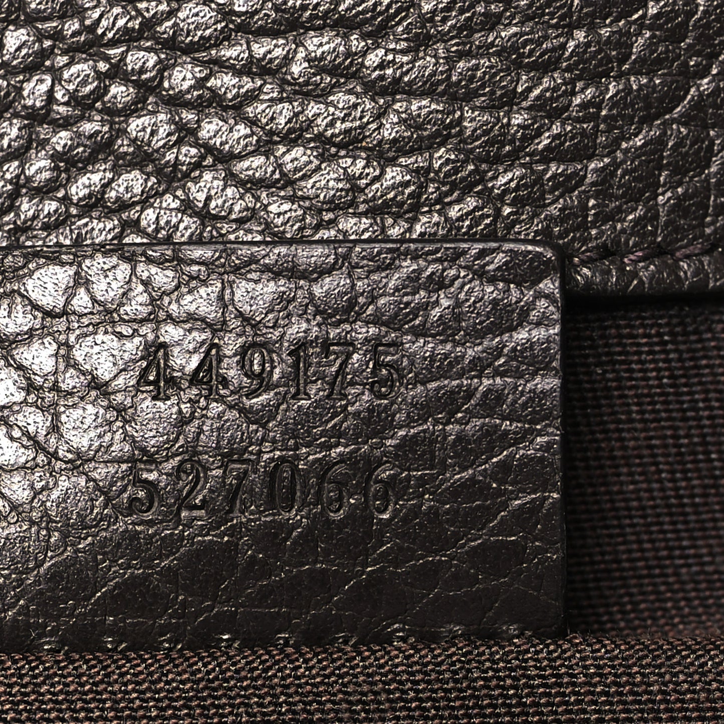 Monogram Dollar Calfskin O Drawstring Backpack Beige Ebony Testa di Moro Dark Chocolate