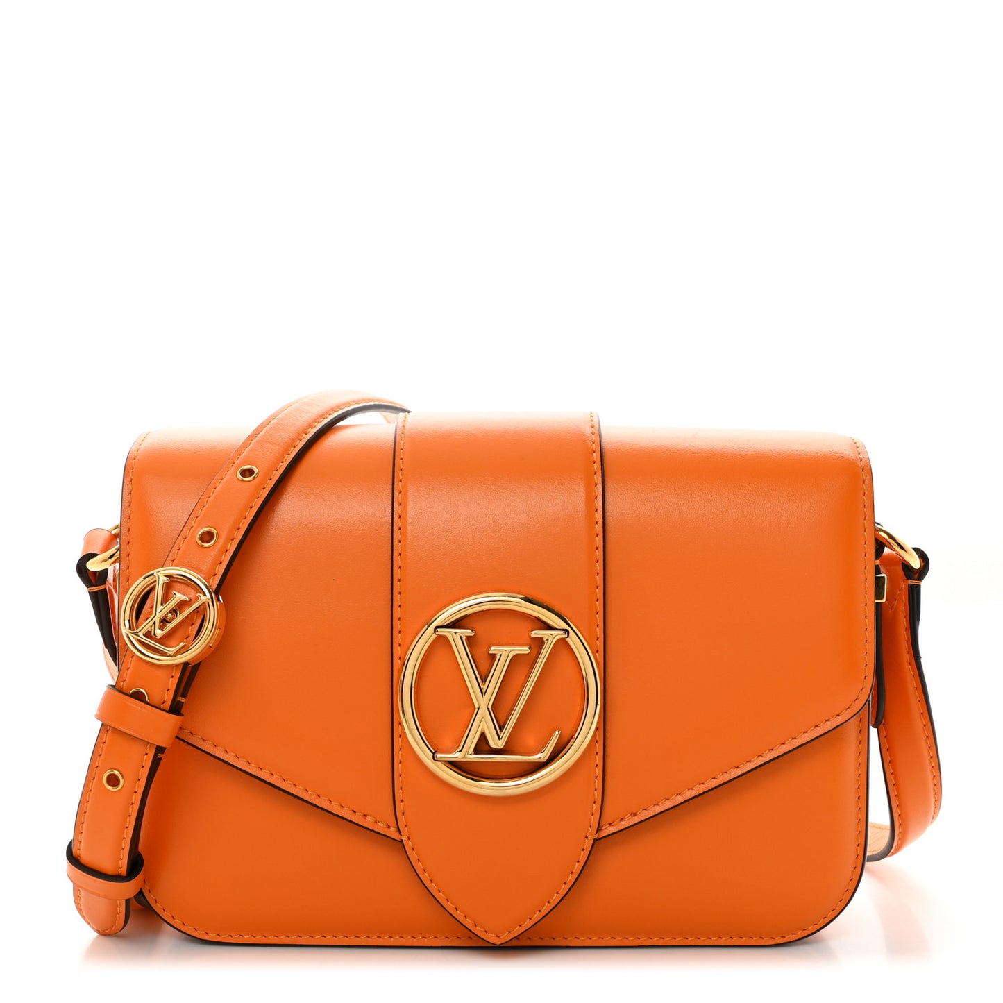 Smooth Calfskin LV Pont 9 Summer Gold