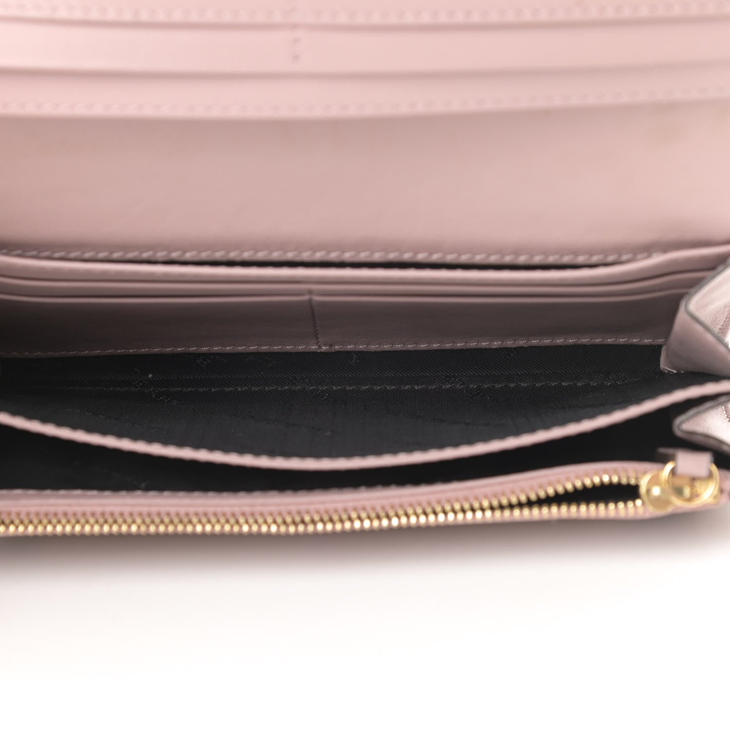 Burberry Calfskin House Check Porter Continental Wallet Pale Orchid 5 of 11