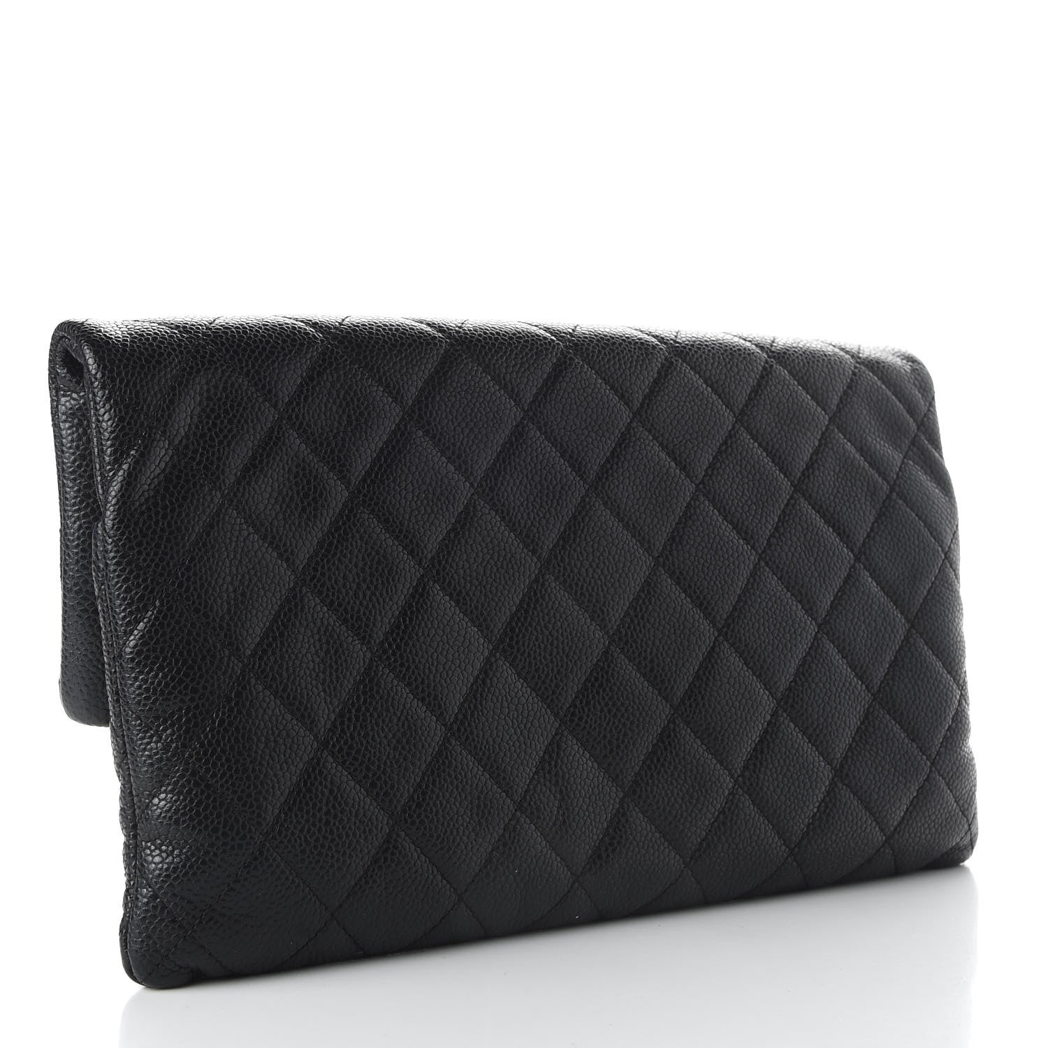 Chanel Caviar Quilted CC Beauty Clutch Black 3 of 8