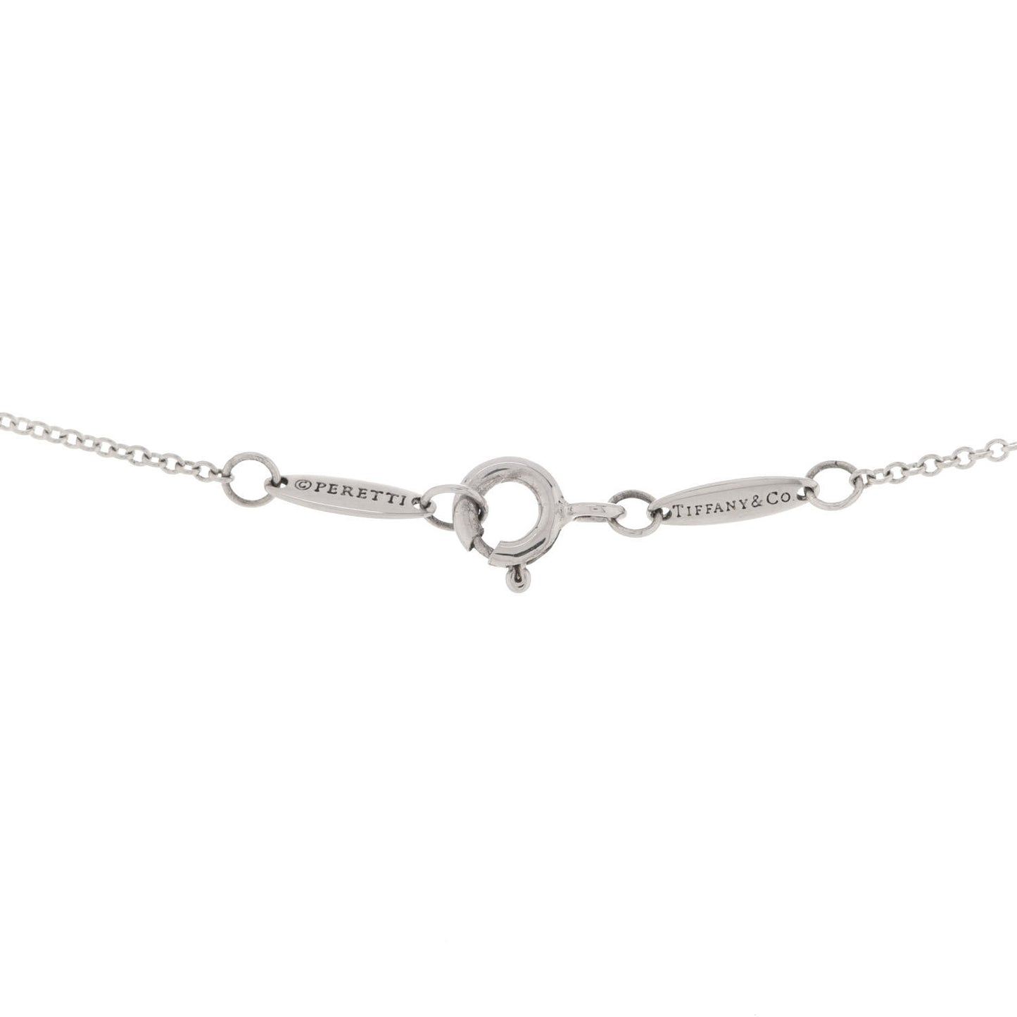 Sterling Silver Citrine Elsa Peretti Color By The Yard Pendant Necklace