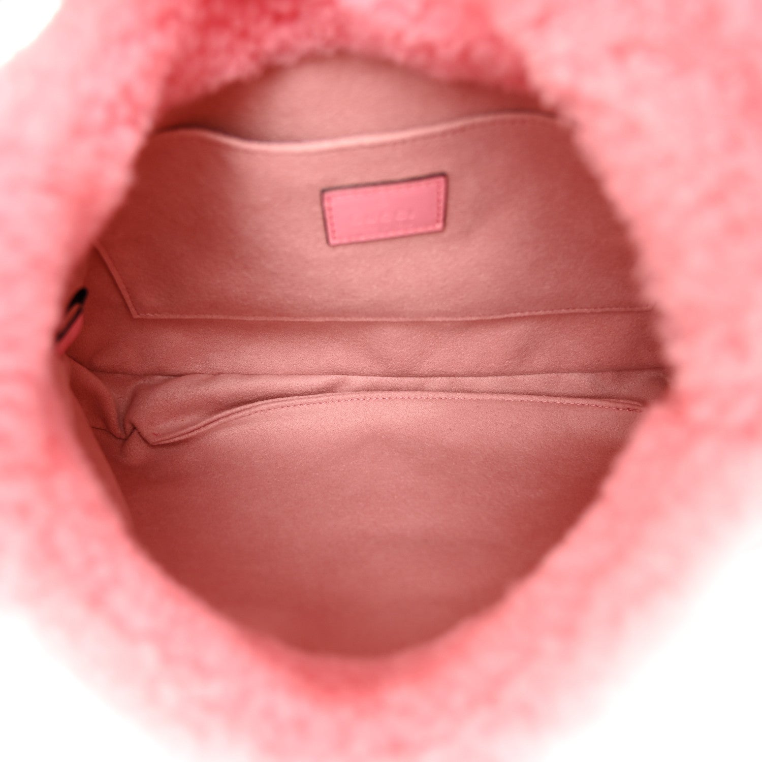 Gucci Shearling Small Jackie 1961 Shoulder Bag Lotus Pink 5 of 10