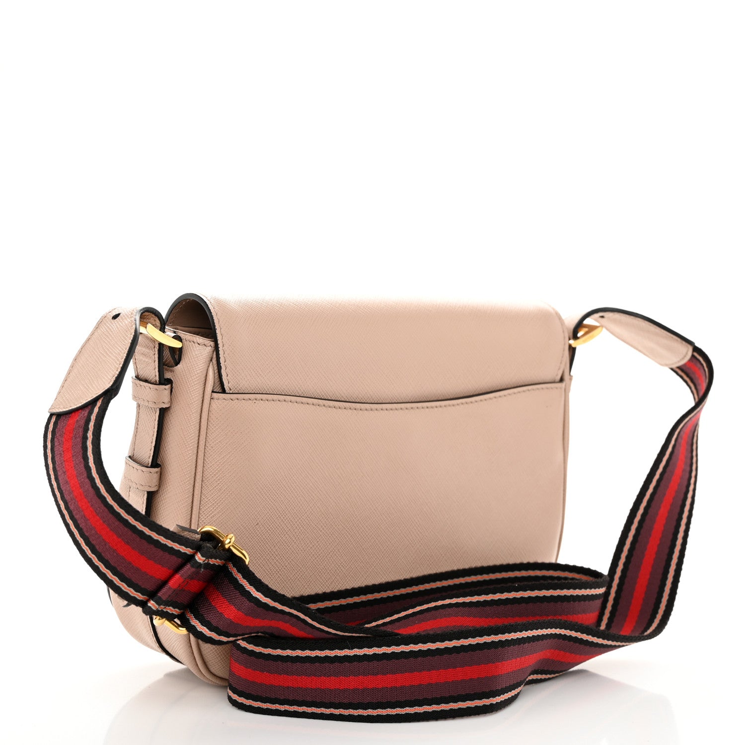 Prada Saffiano Flap Crossbody Cammeo 3 of 14