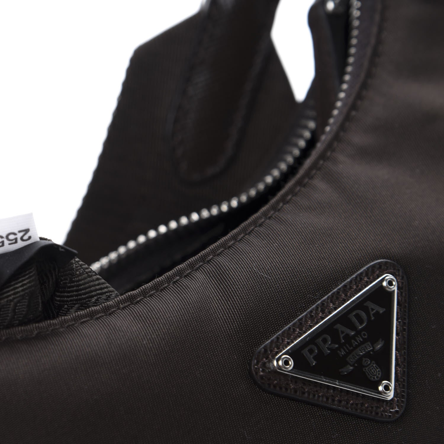 Prada Tessuto Nylon Re-Edition 2005 Shoulder Bag Caffe 10 of 12