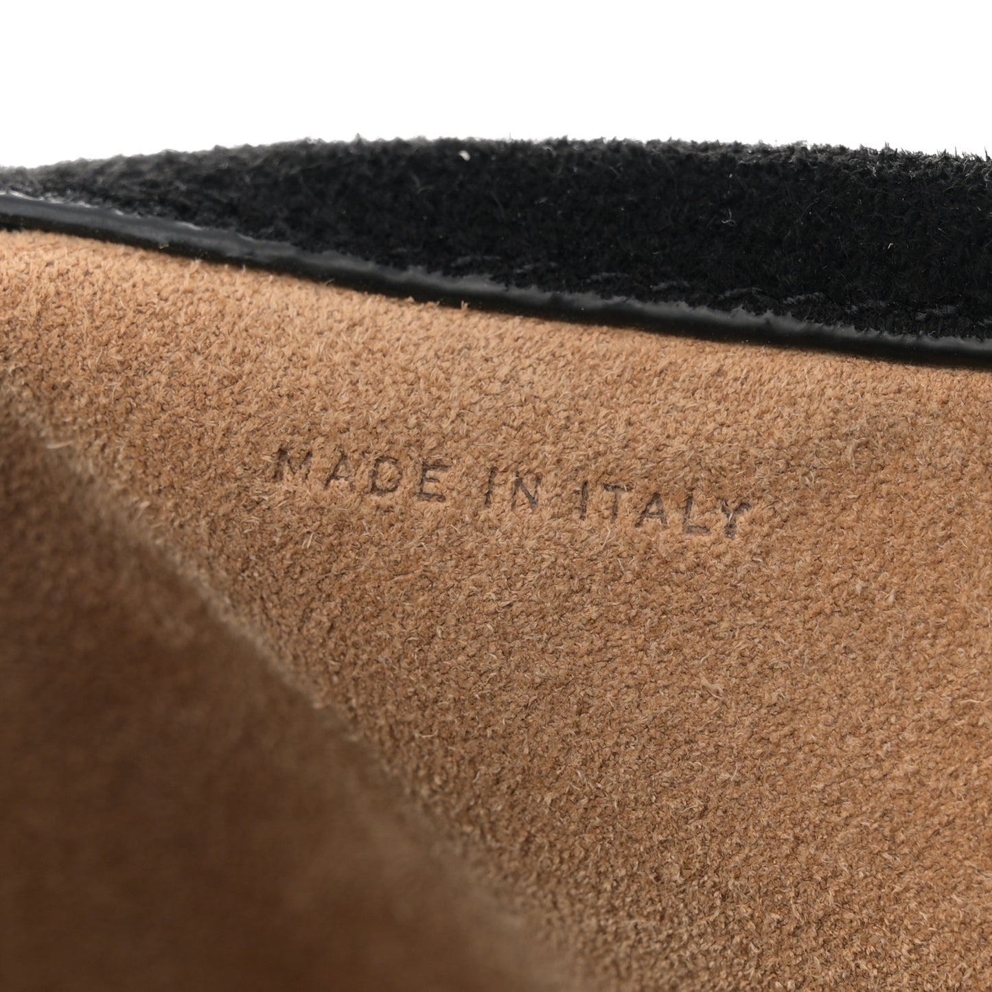 Suede Calfskin Medium N/S Park Tote Black