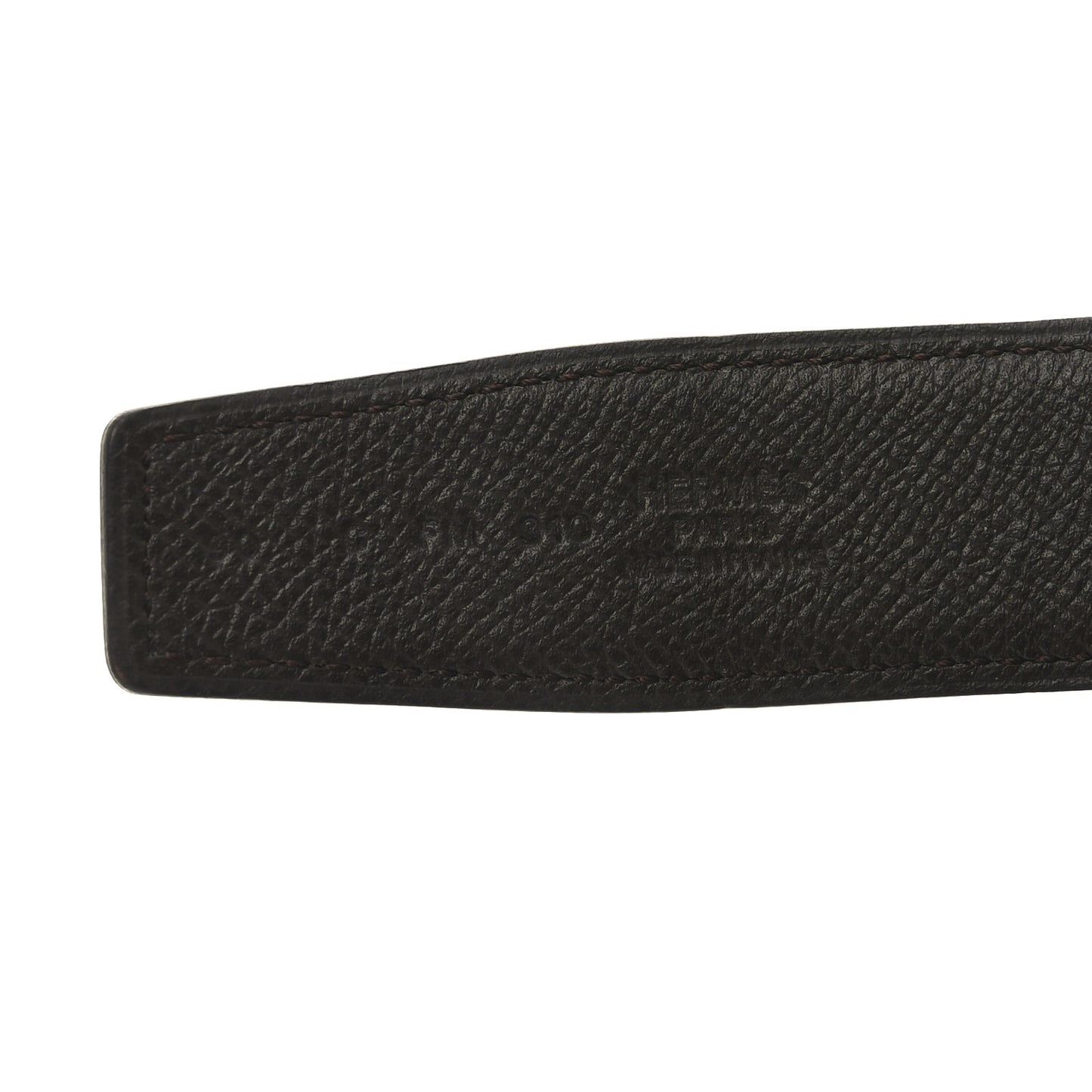 Epsom 32mm H Belt 90 36 Blue Nuit Chocolate