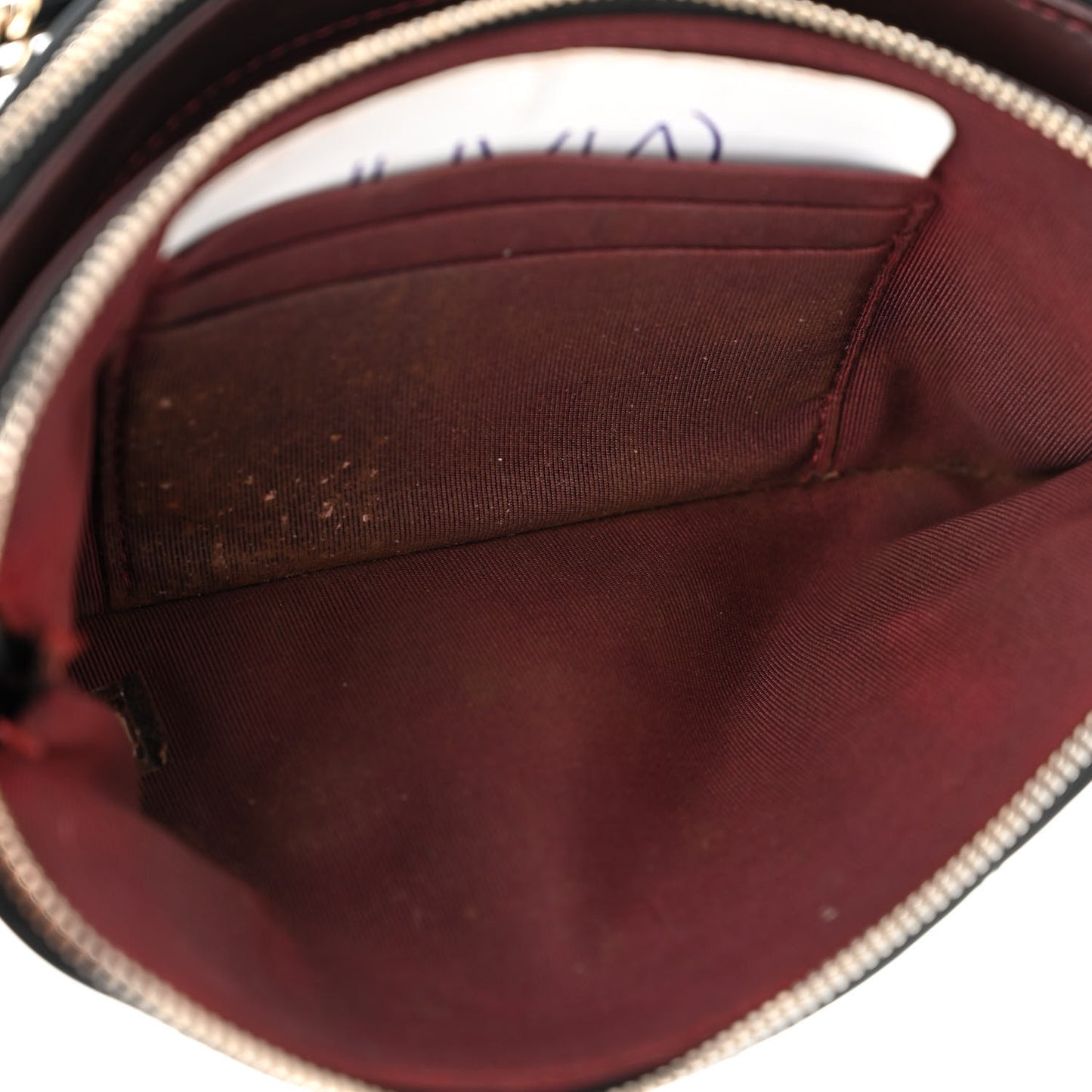 Lambskin Quilted Small Clutch With Chain Black