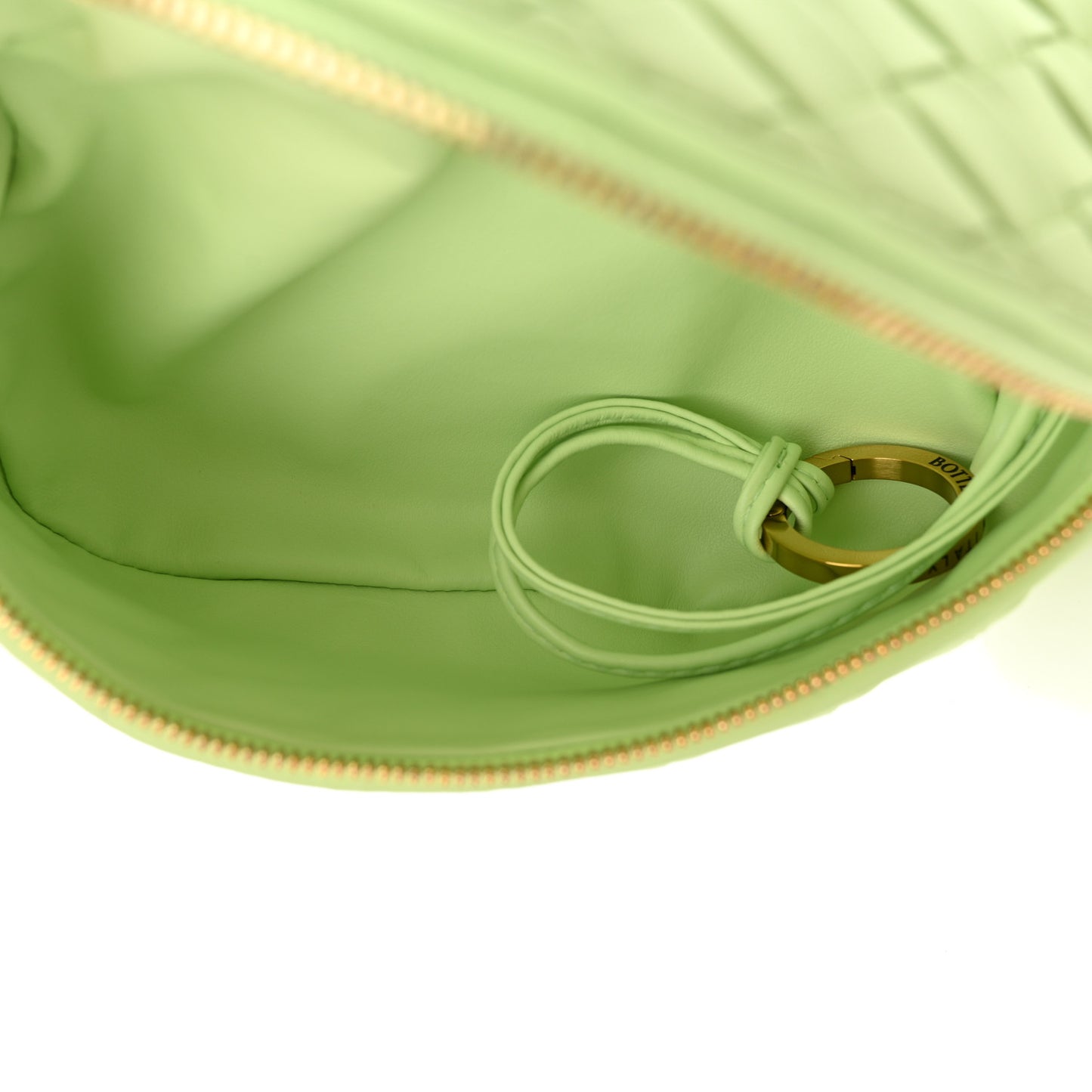 Nappa Intrecciato Belt Bag Fennel