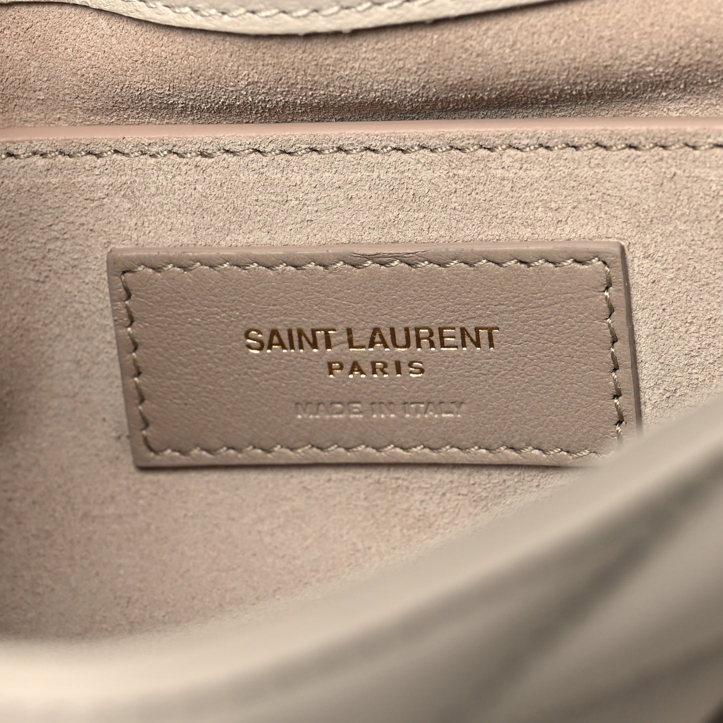 Lambskin Quilted Le 57 Diamond Shoulder Bag Crema Soft