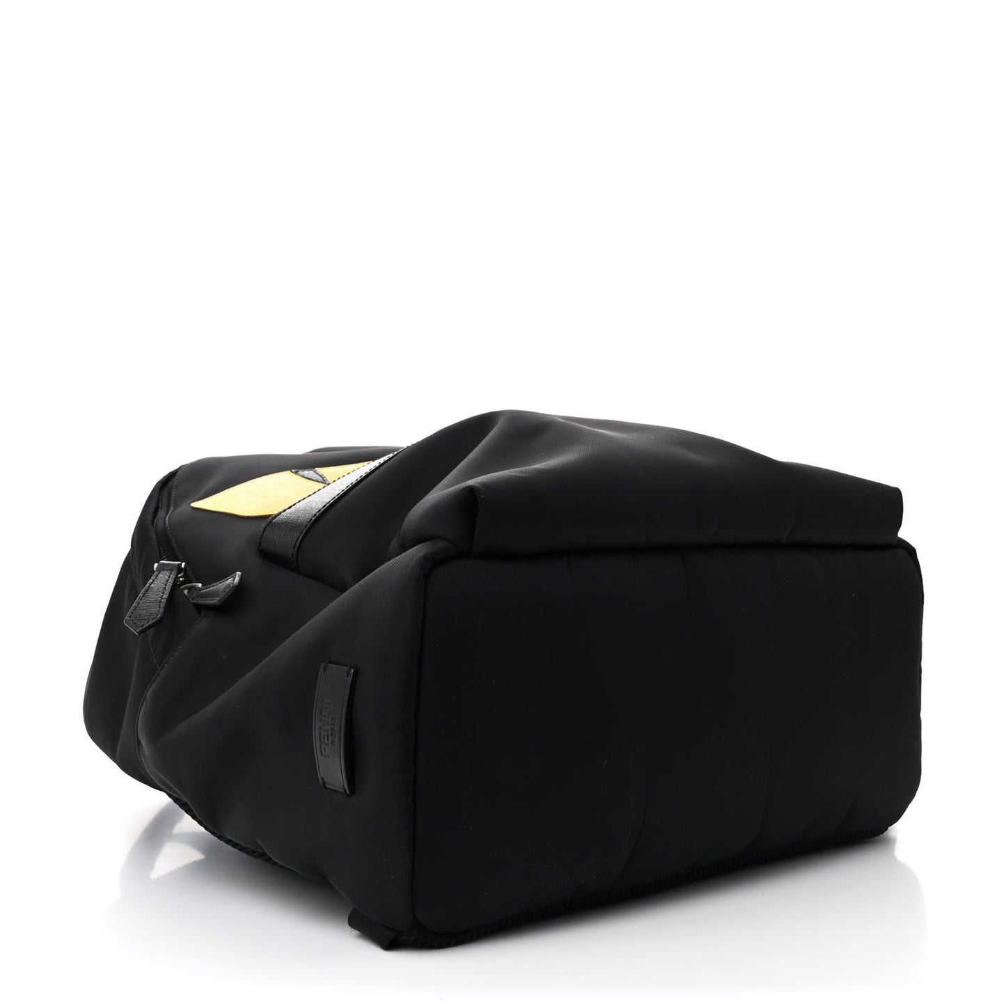 Nylon Vitello Elite Monster Eyes Rounded Backpack Black Yellow