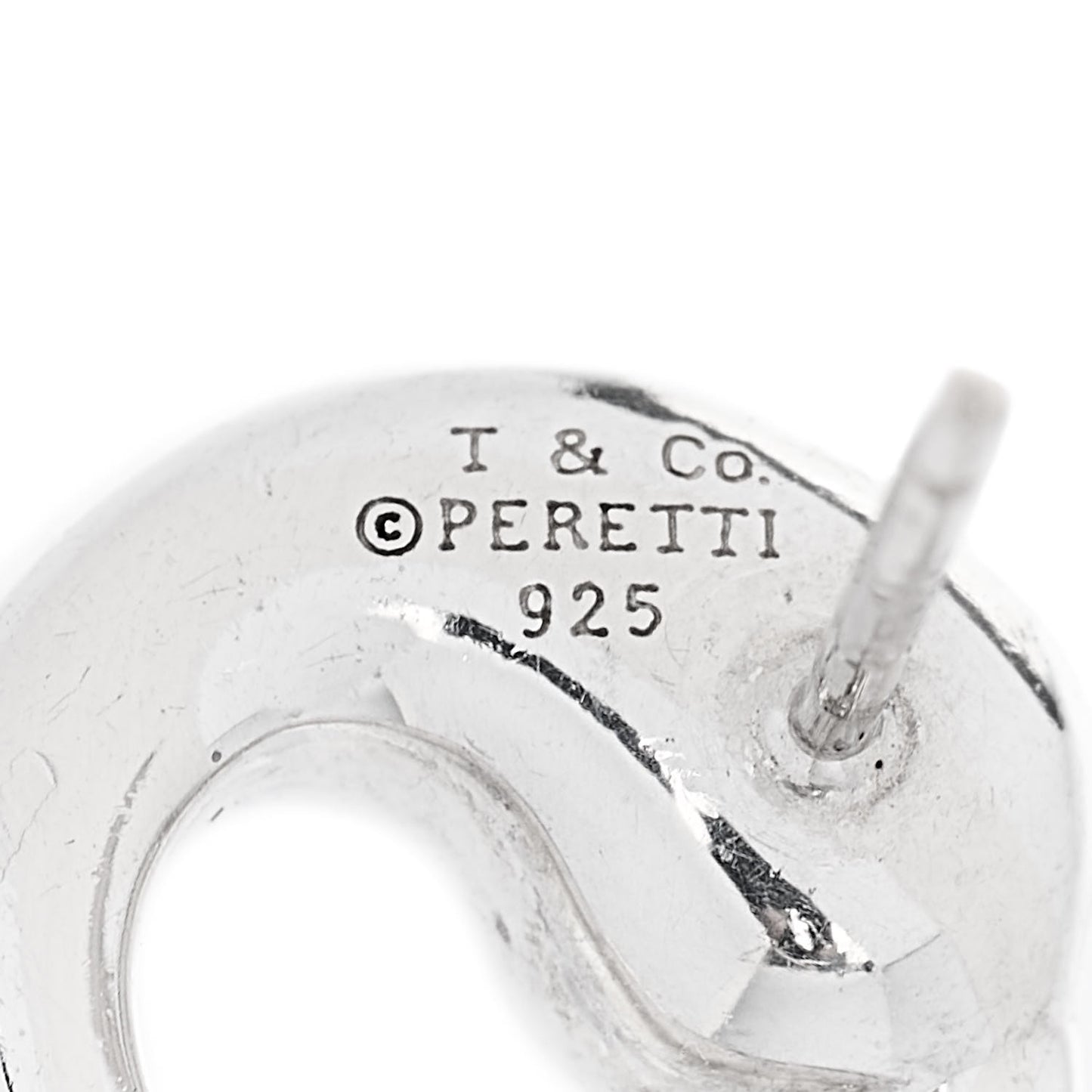 Sterling Silver 11mm Elsa Peretti Eternal Circle Earrings