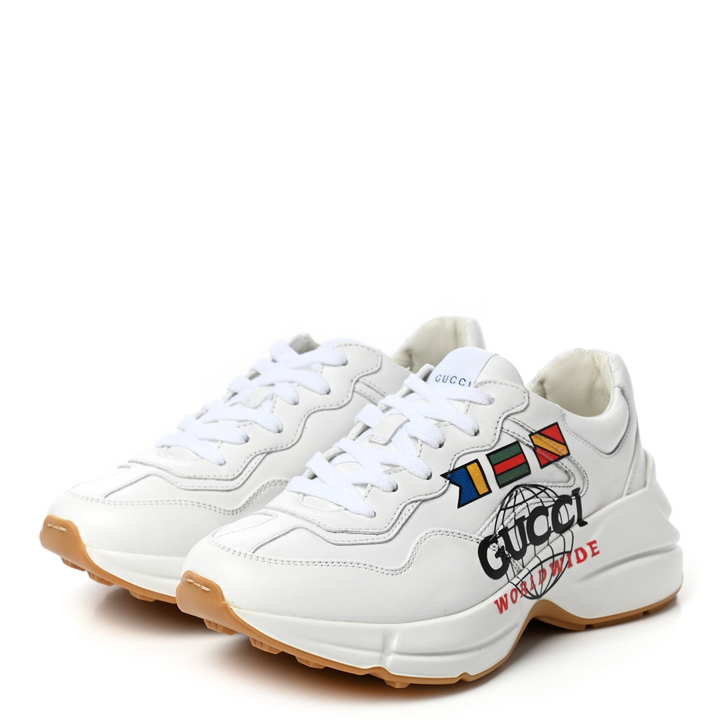 Calfskin Worldwide Womens Rhyton Sneakers 36.5 Great White