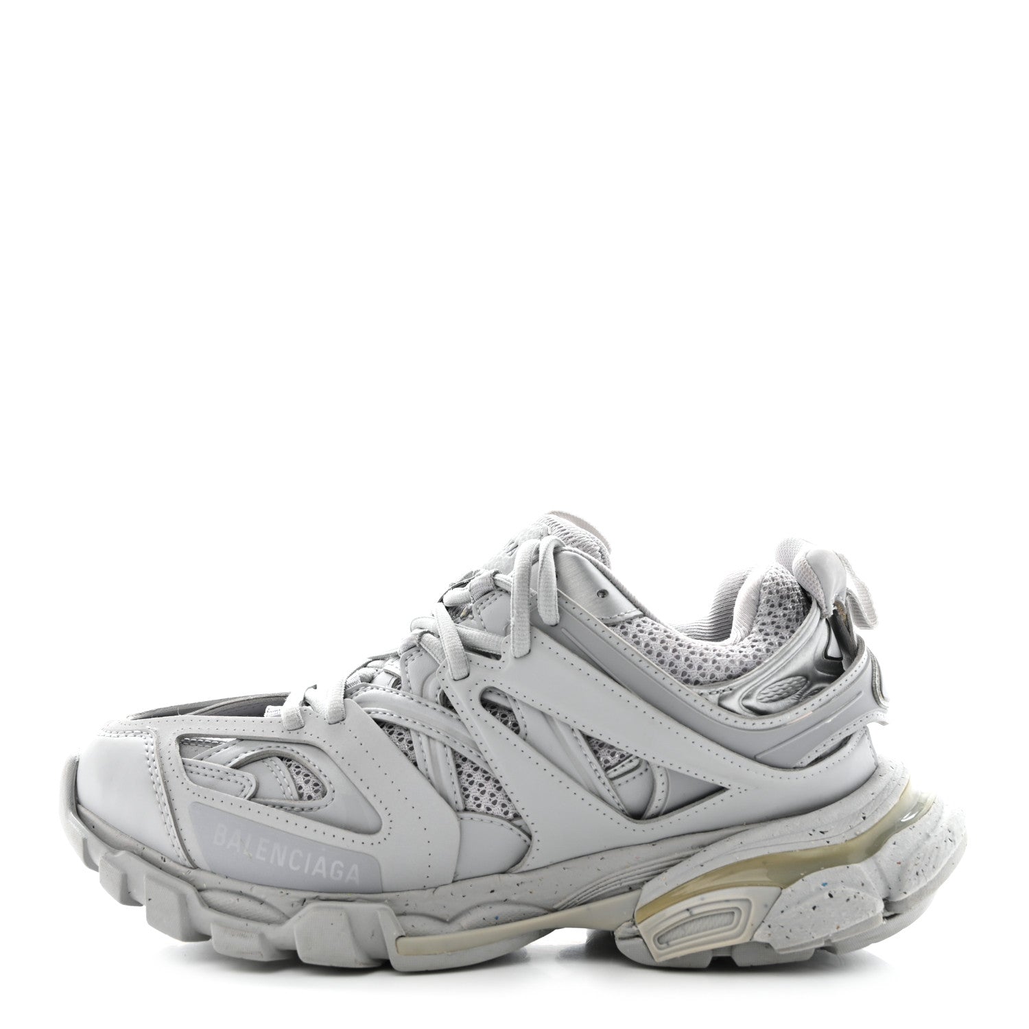 Balenciaga Mesh Rubber Womens Track Sneakers 38 Balenciaga Grey 1 of 8