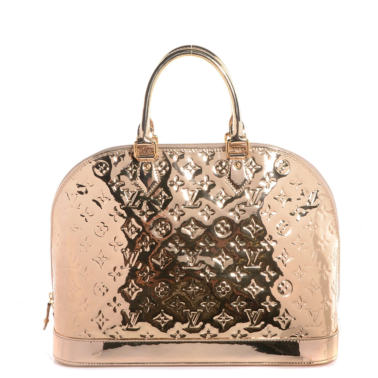 Louis Vuitton Monogram Miroir Alma MM Gold 87354 – FASHIONPHILE