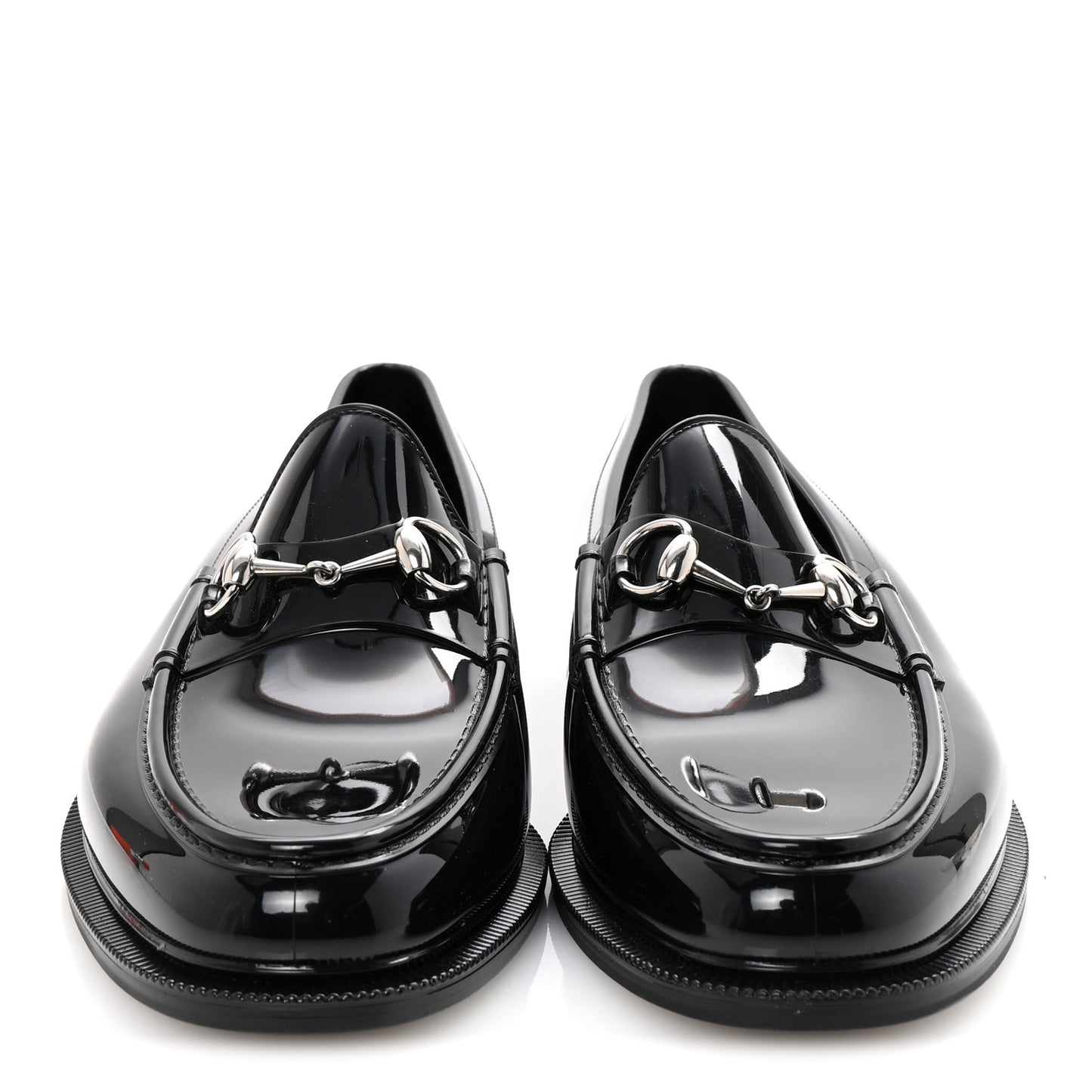 Rubber Mens Horsebit Moccasin Loafers 10 Black