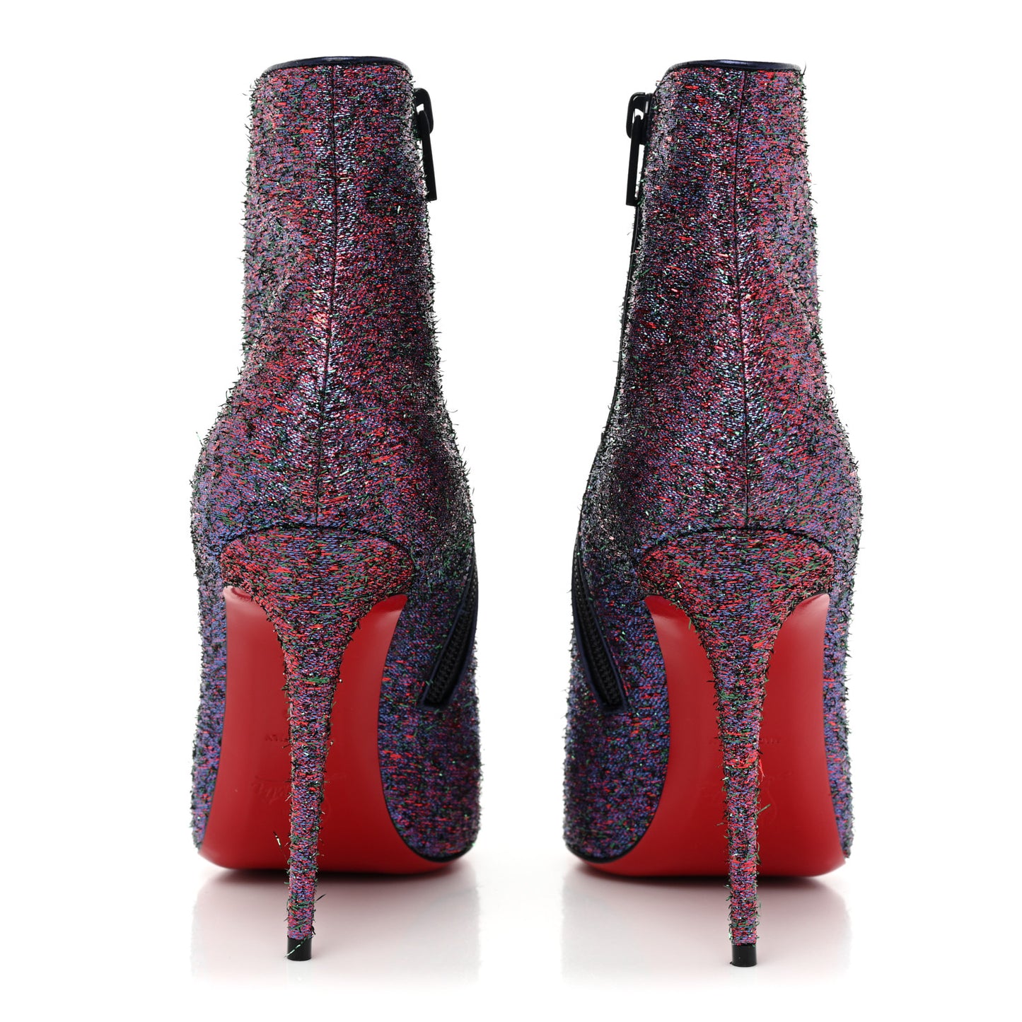 Satin So Kate Starlight Booty 100 Ankle Boots 38.5 Purple Multicolor